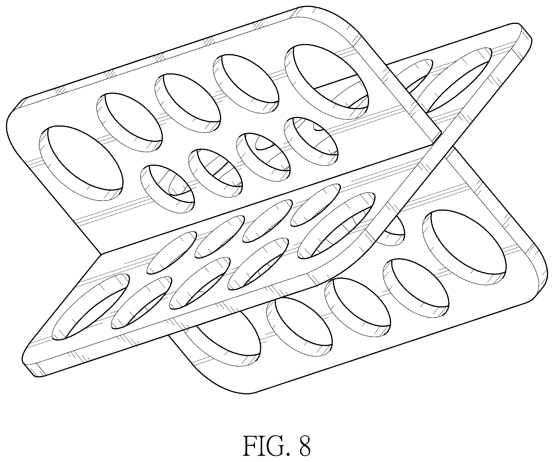 Patent USD1045230 Figure 8 – Makeup brush holder