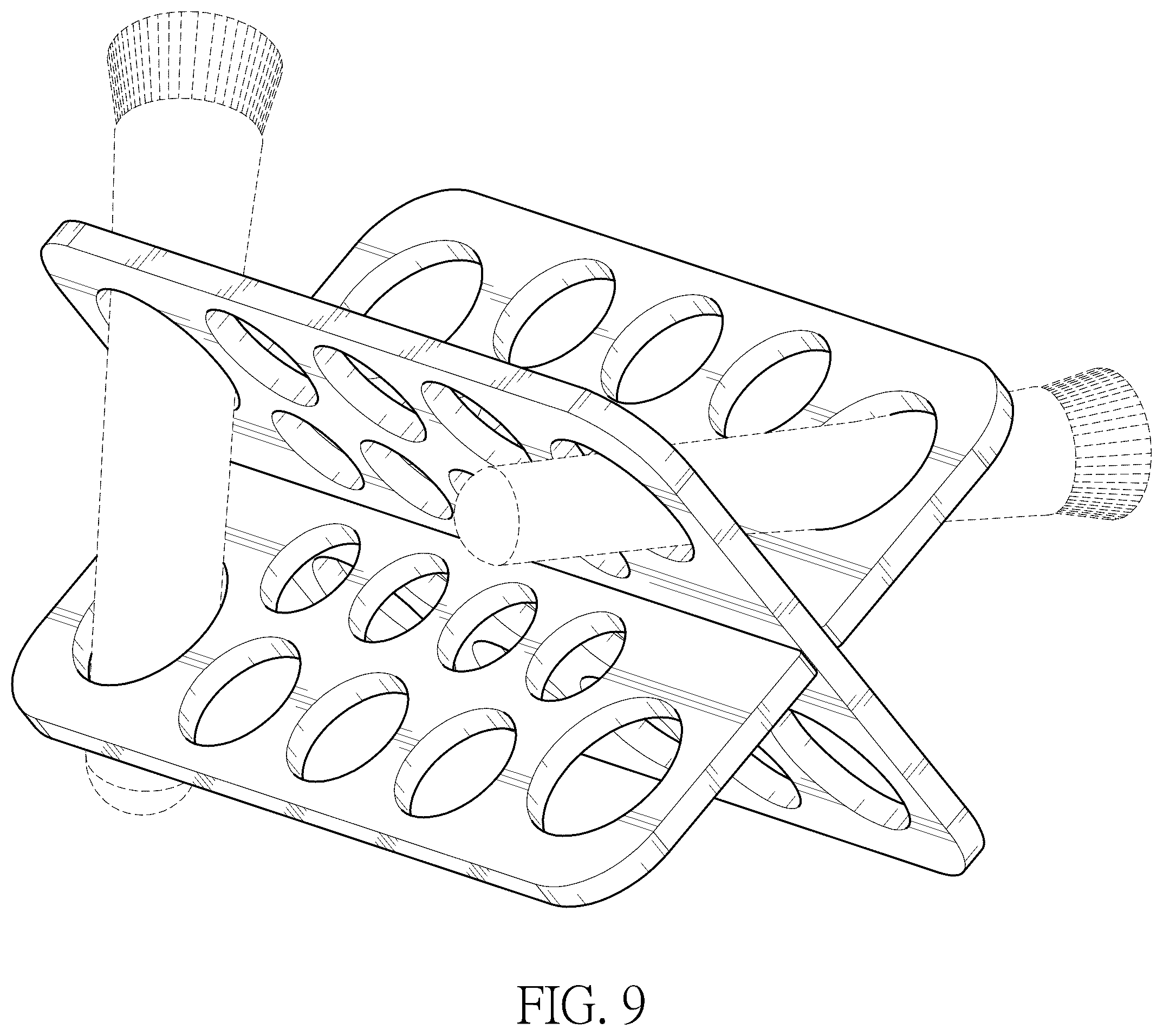 Patent USD1045230 Figure 9 – Makeup brush holder