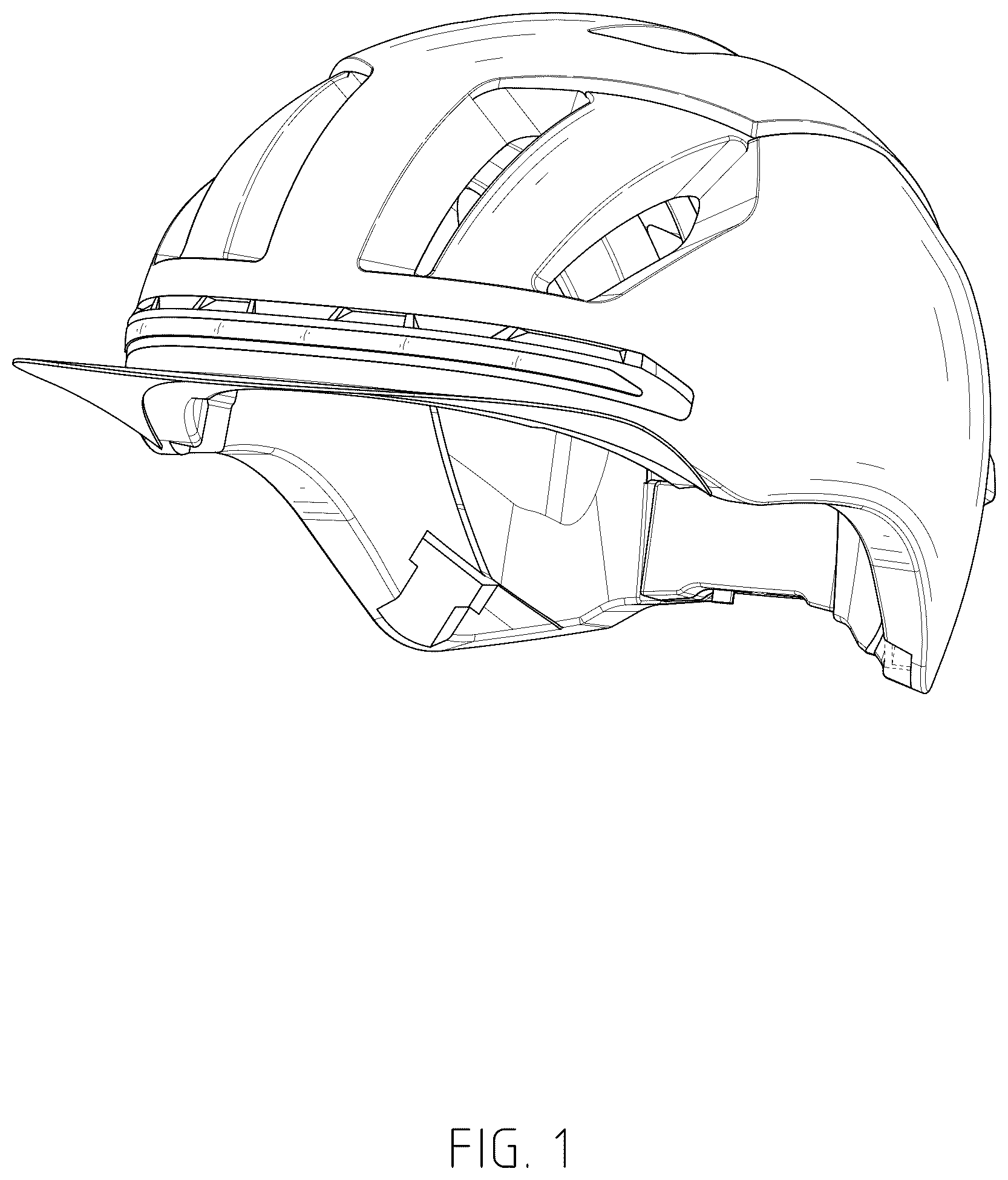 Patent USD1045233 — Helmet — Figure 1