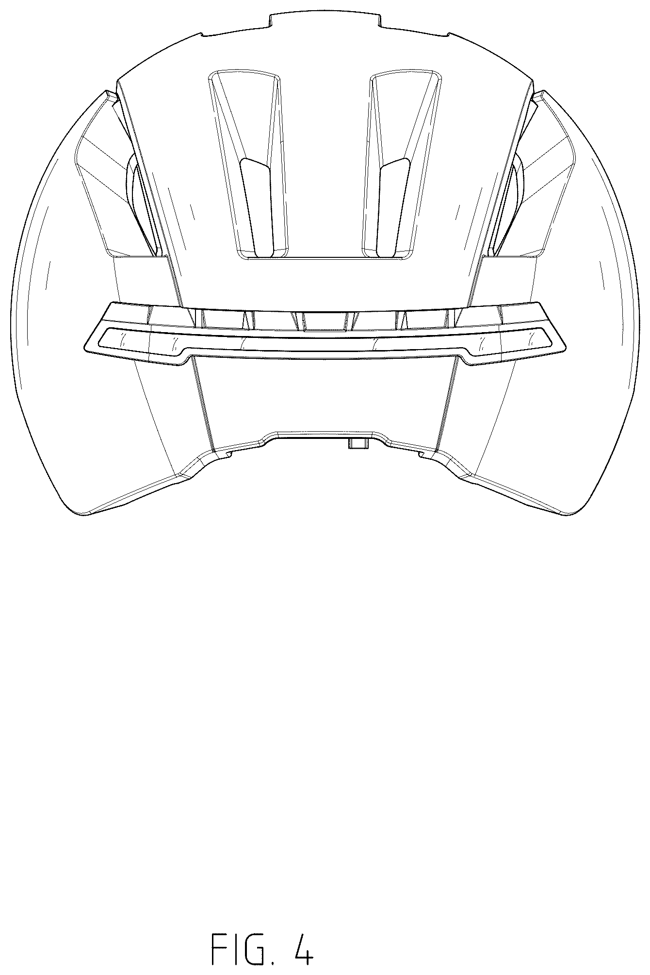Patent USD1045233 Figure 4 – Helmet