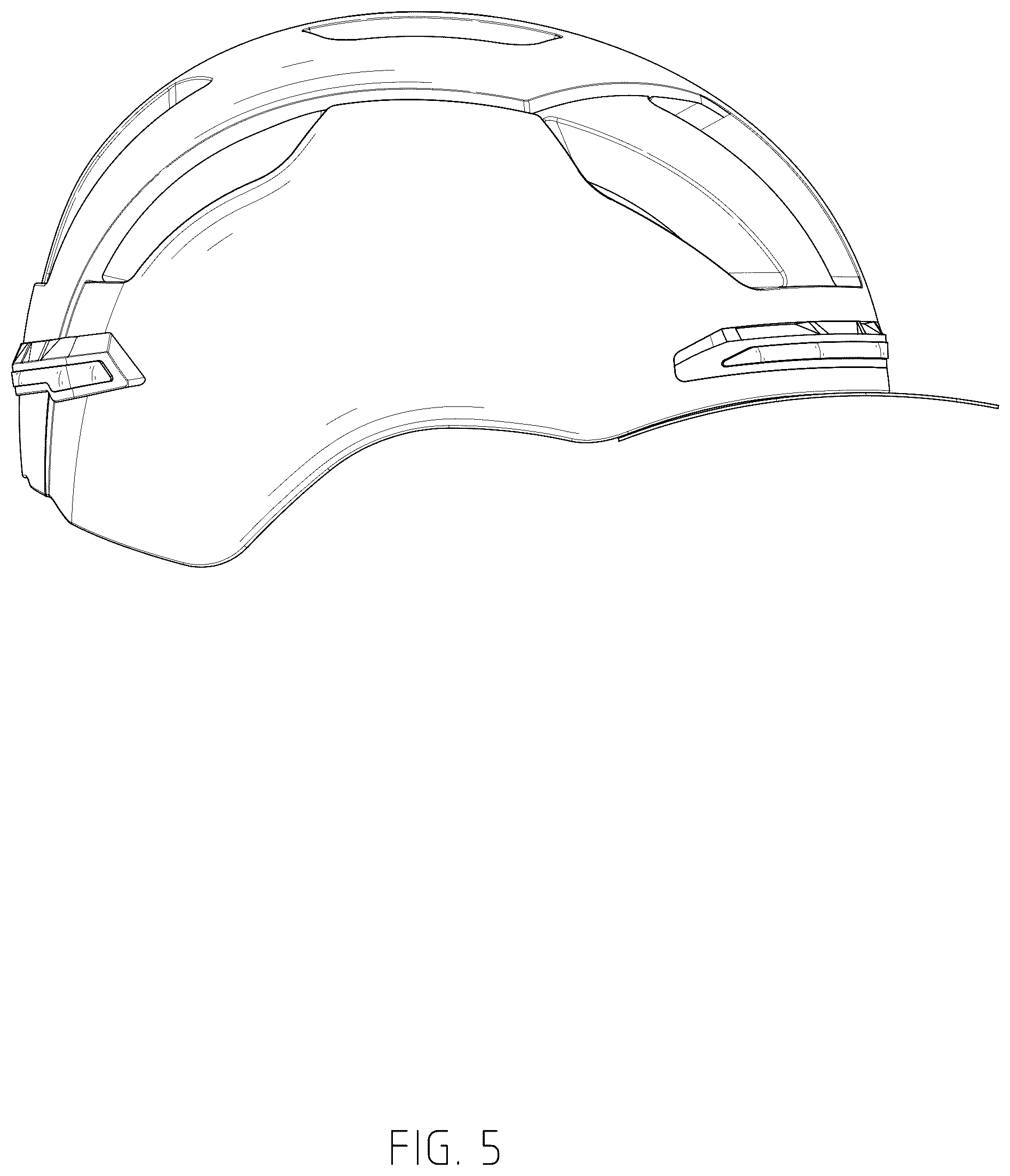 Patent USD1045233 Figure 5 – Helmet