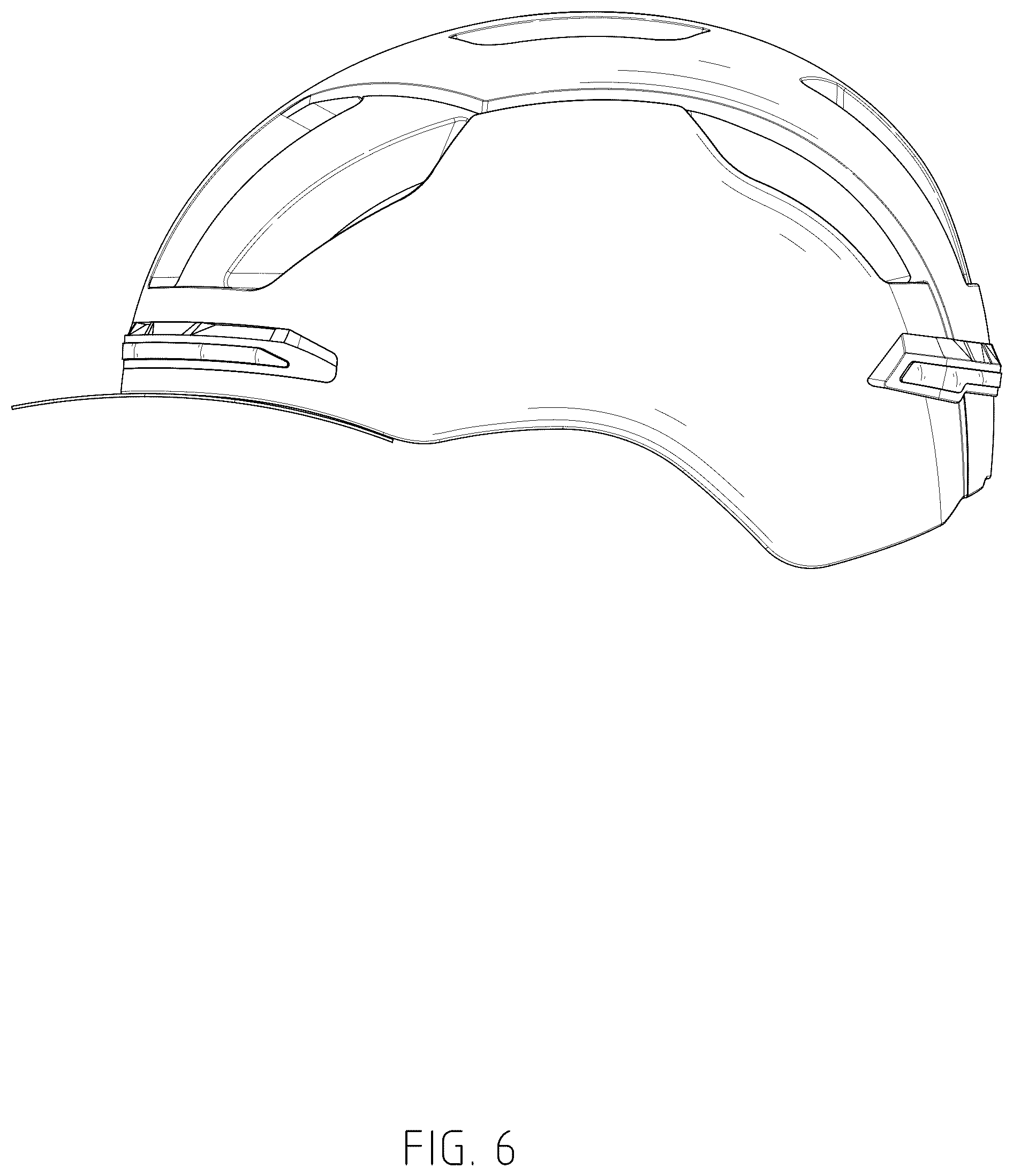 Patent USD1045233 Figure 6 – Helmet