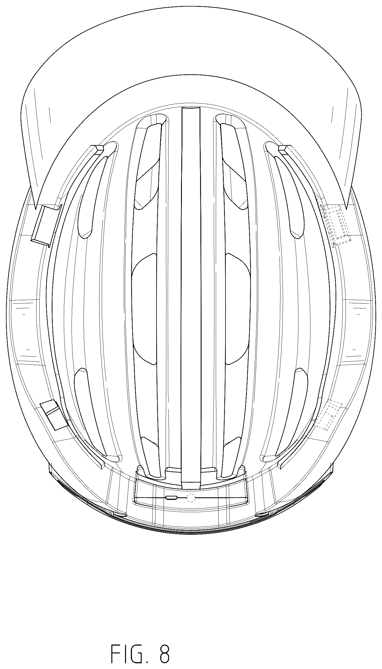 Patent USD1045233 Figure 8 – Helmet