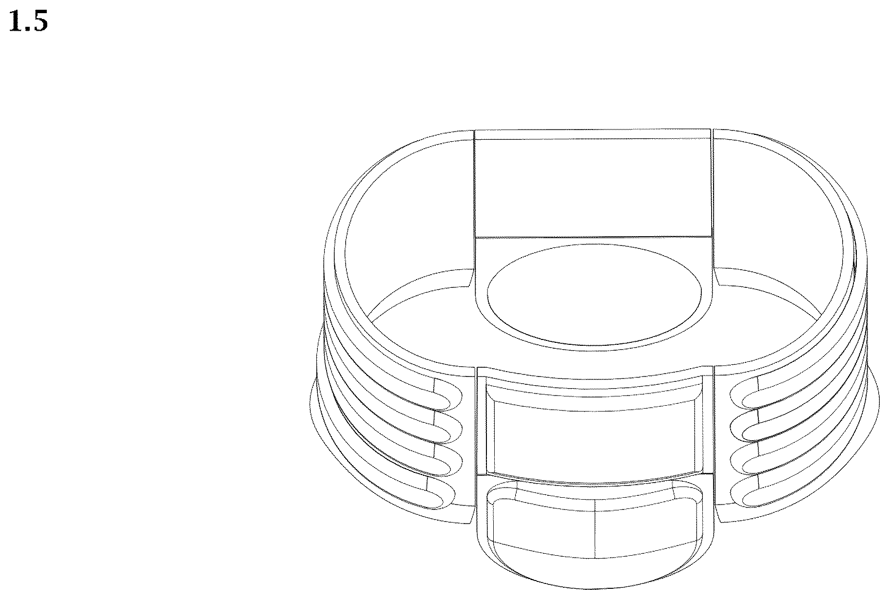 Patent USD1045234 Figure 5 – Ankle protector