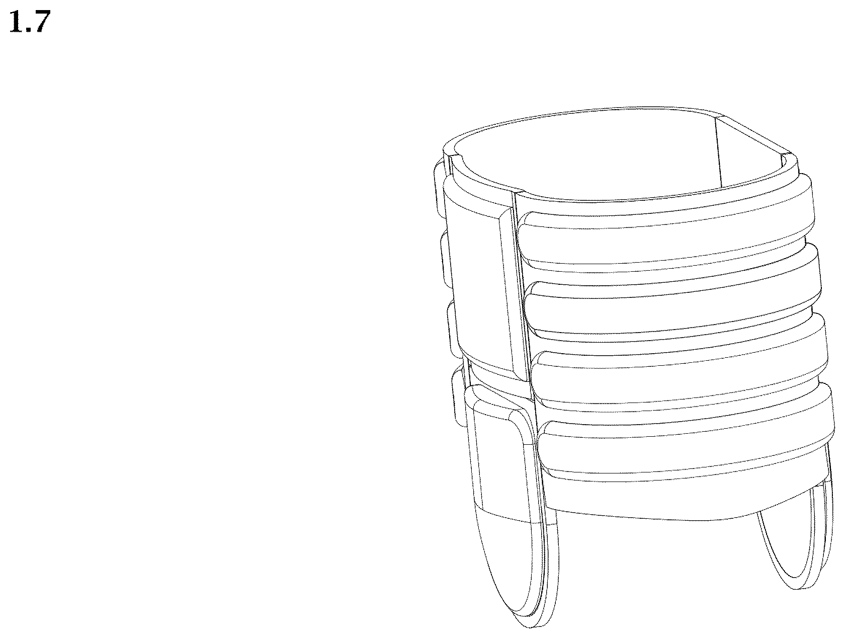 Patent USD1045234 Figure 7 – Ankle protector