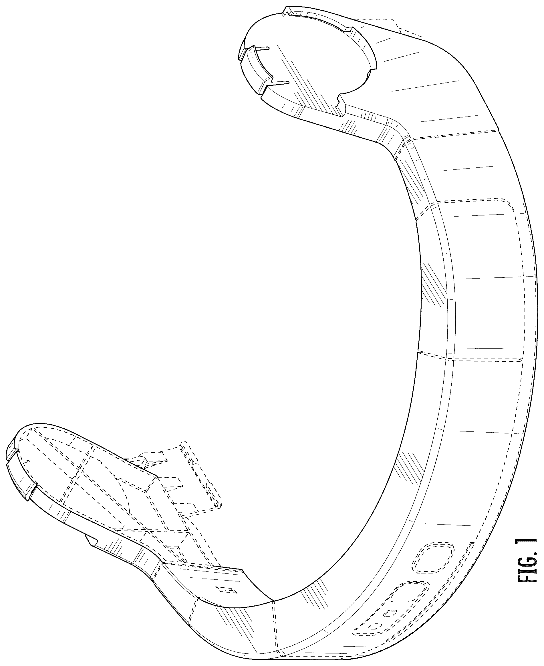 Patent USD1045235 — Hard hat mounting structure — Figure 1