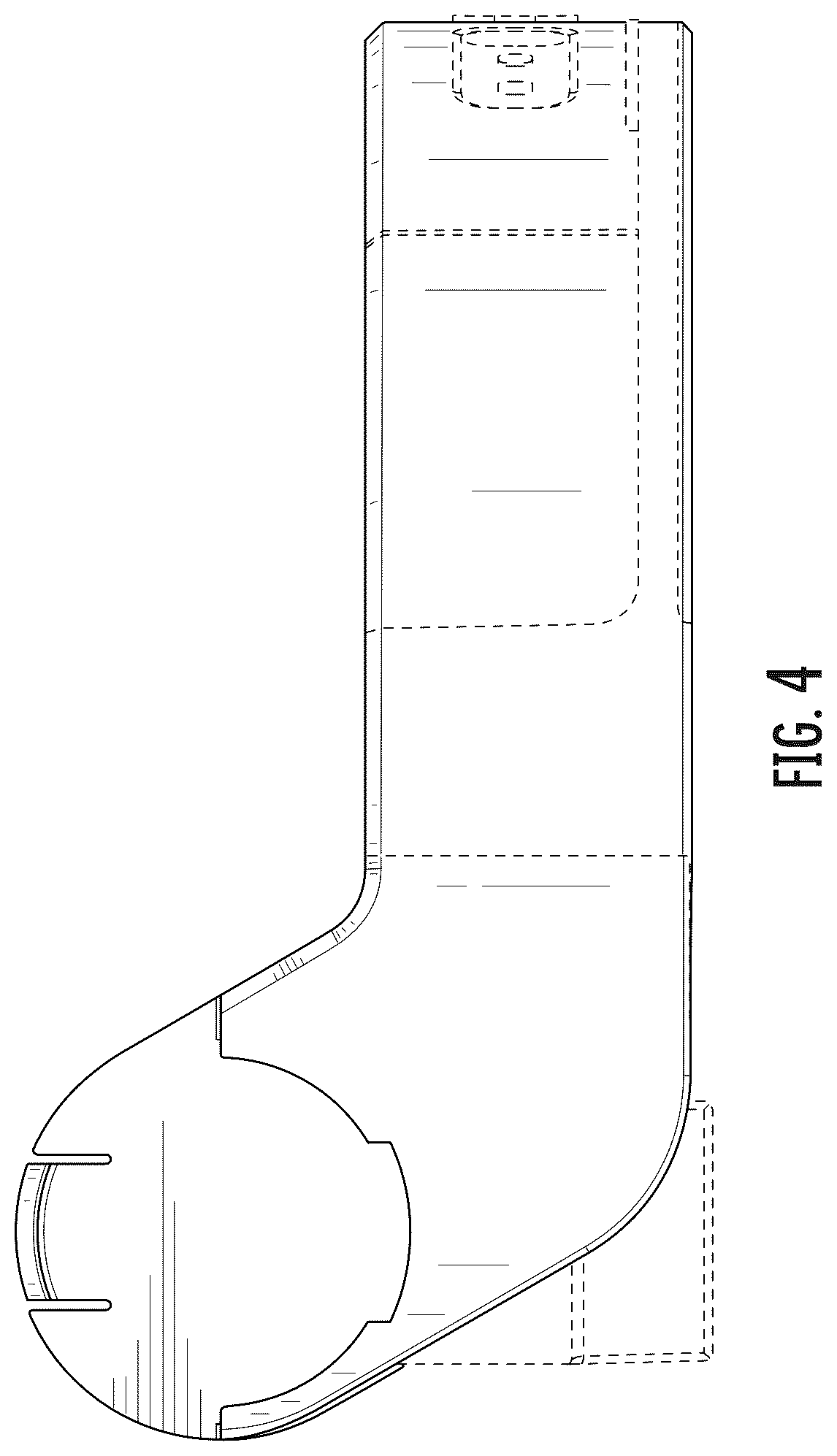 Patent USD1045235 Figure 4 – Hard hat mounting structure