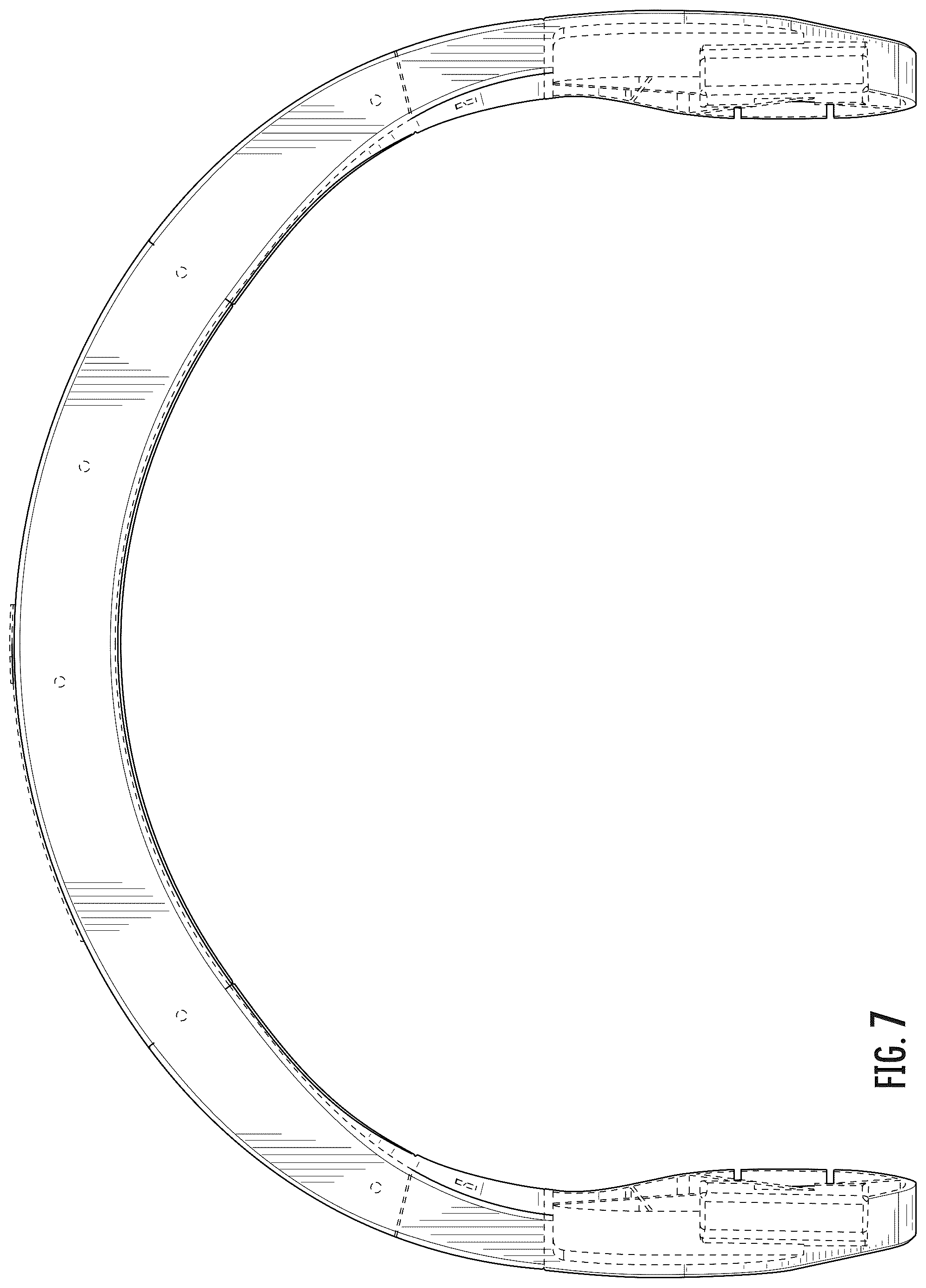 Patent USD1045235 Figure 7 – Hard hat mounting structure