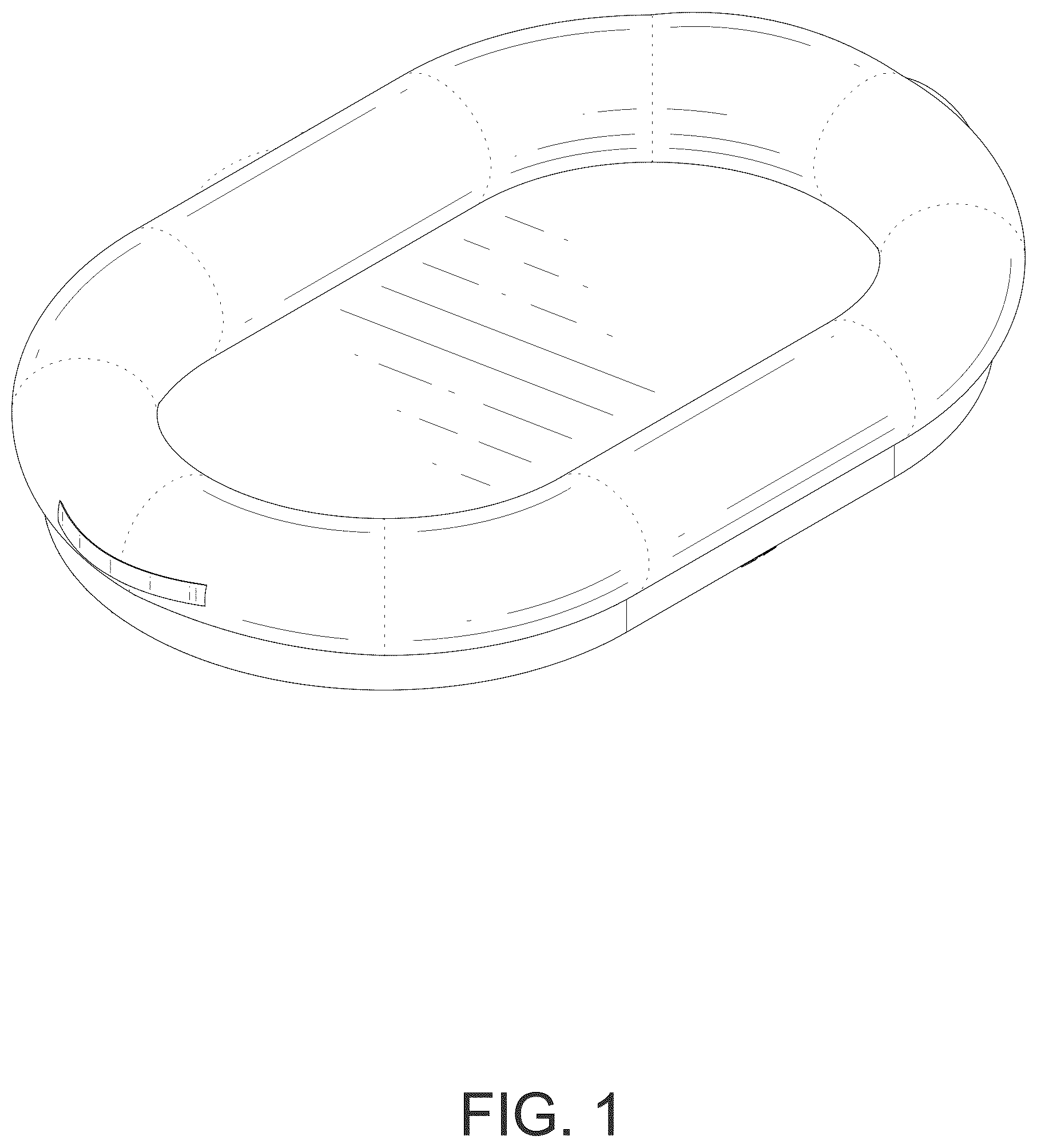Patent USD1045240 Figure 1 – Pet bed