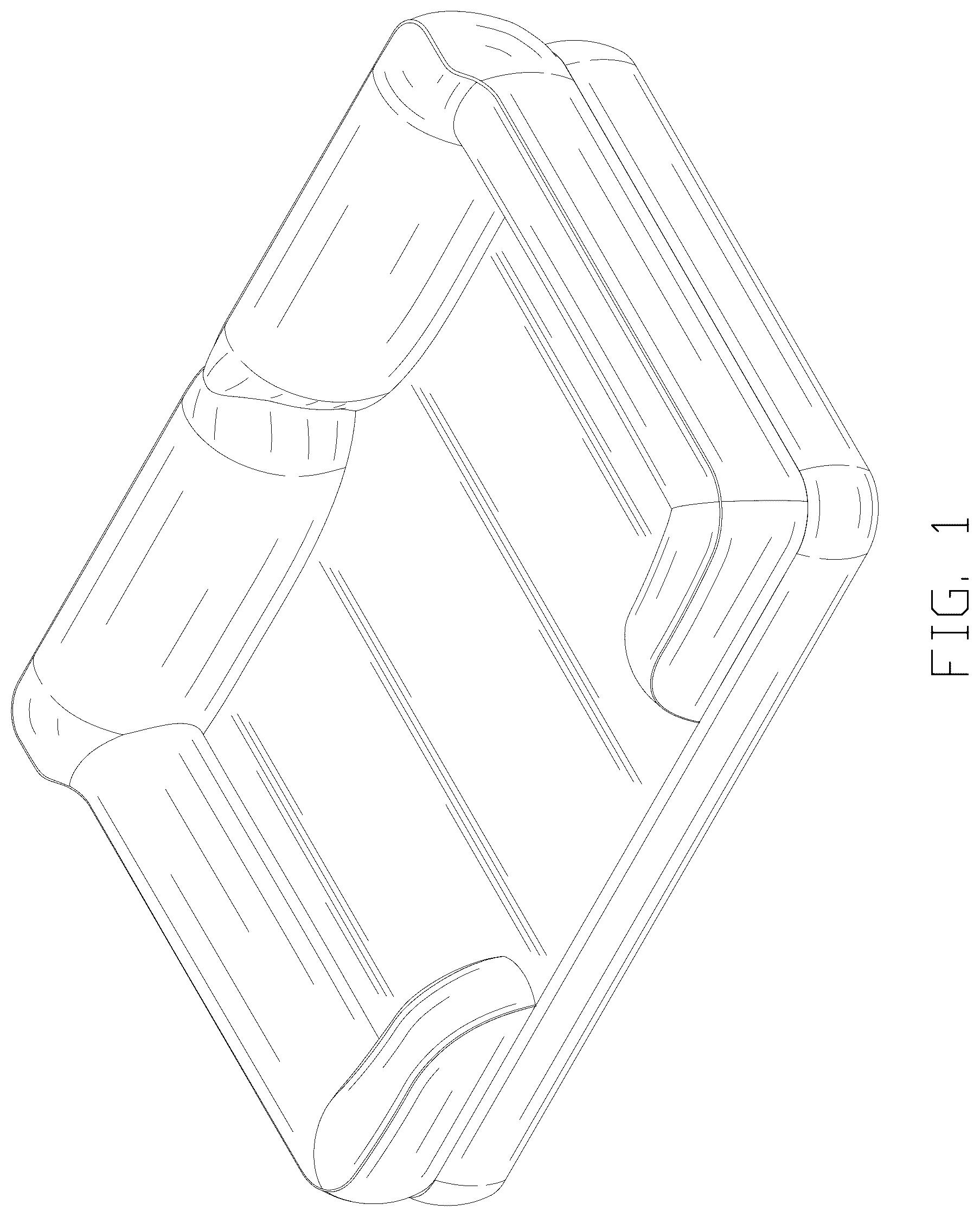 Patent USD1045242 Figure 1 – Pet sofa