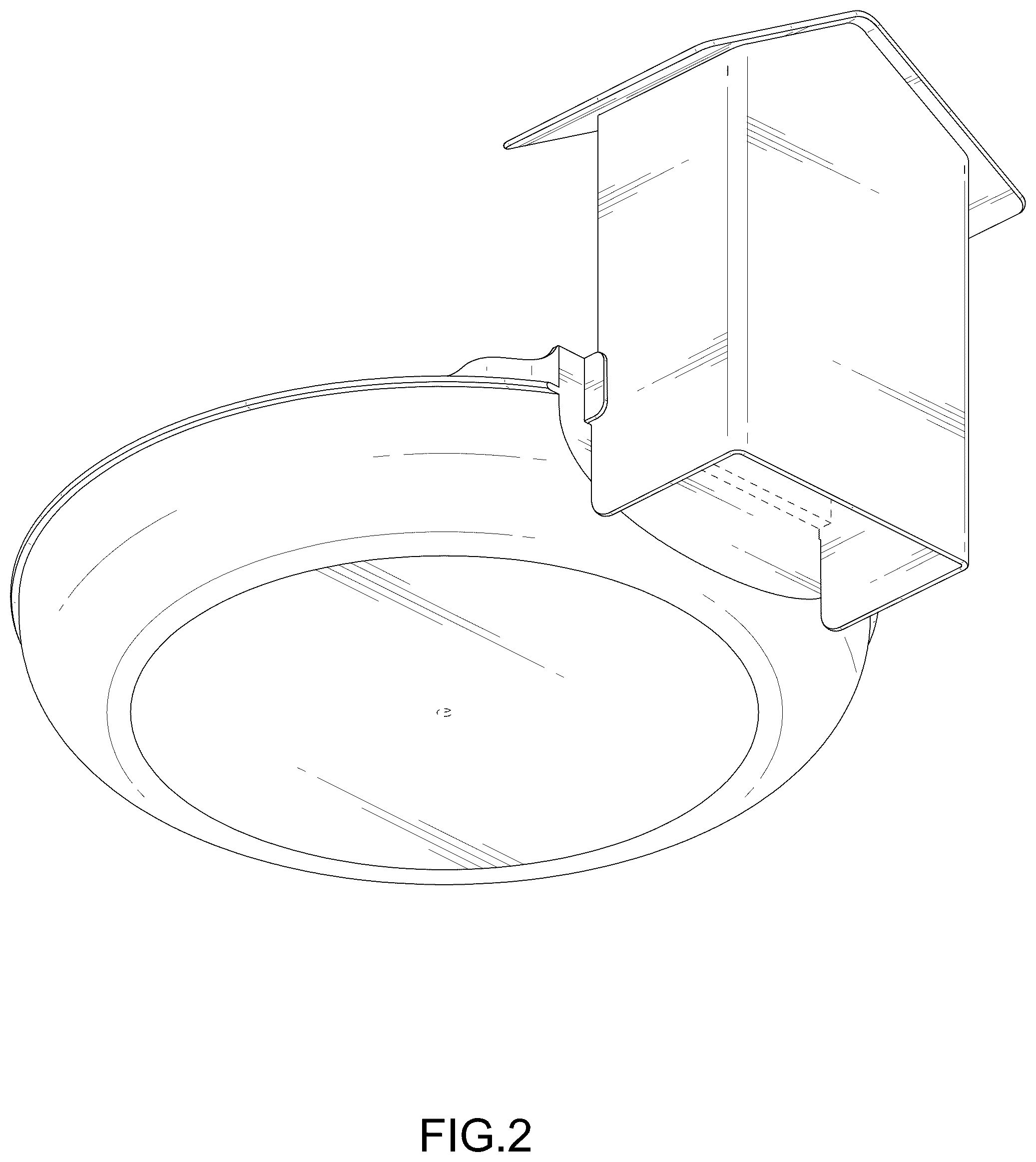 Patent USD1045243 Figure 2 – Smart bird bath