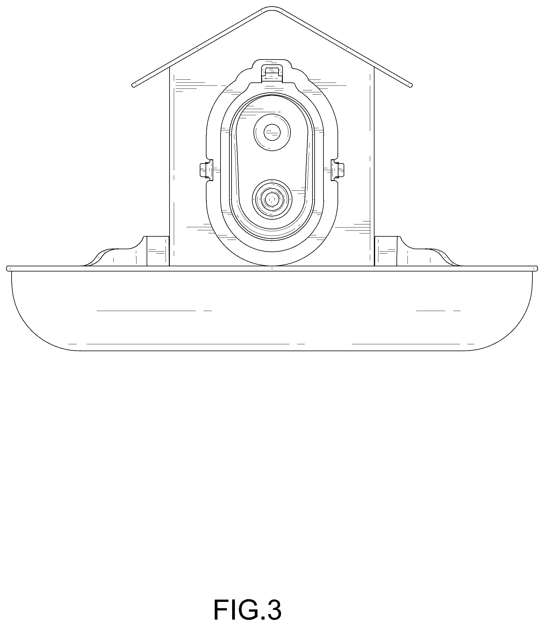 Patent USD1045243 Figure 3 – Smart bird bath