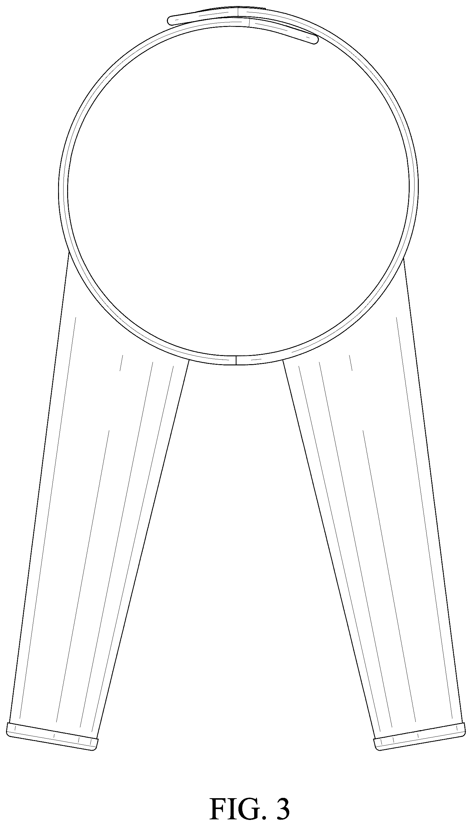 Patent USD1045247 Figure 3 – Dog recovery sleeve