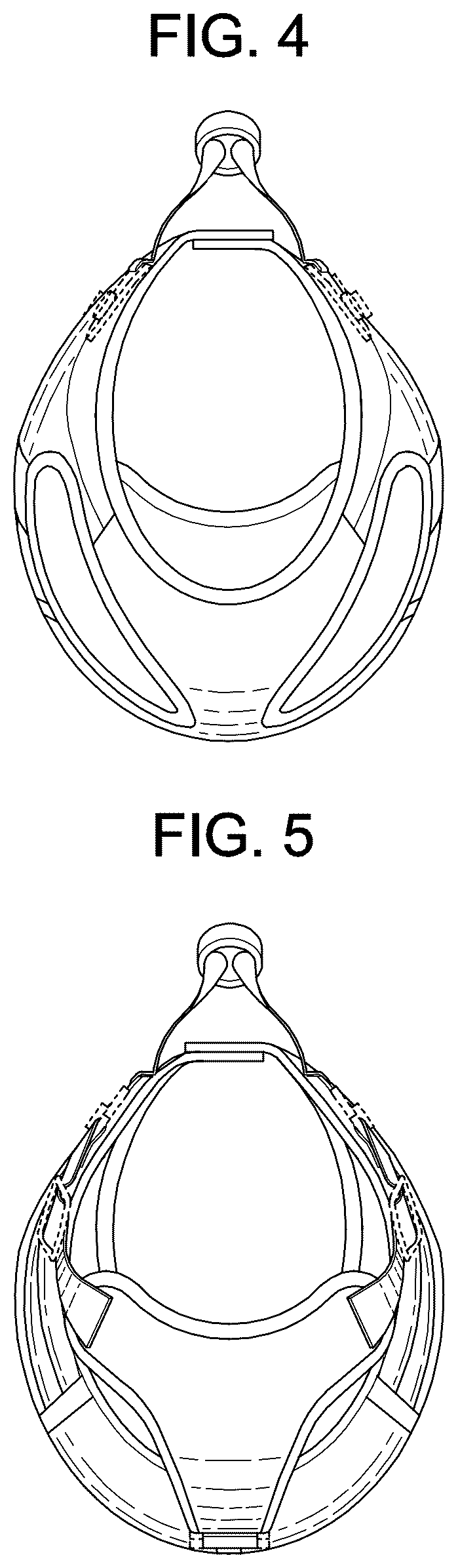 Patent USD1045249 Figure 3 – Garment with a cross strap