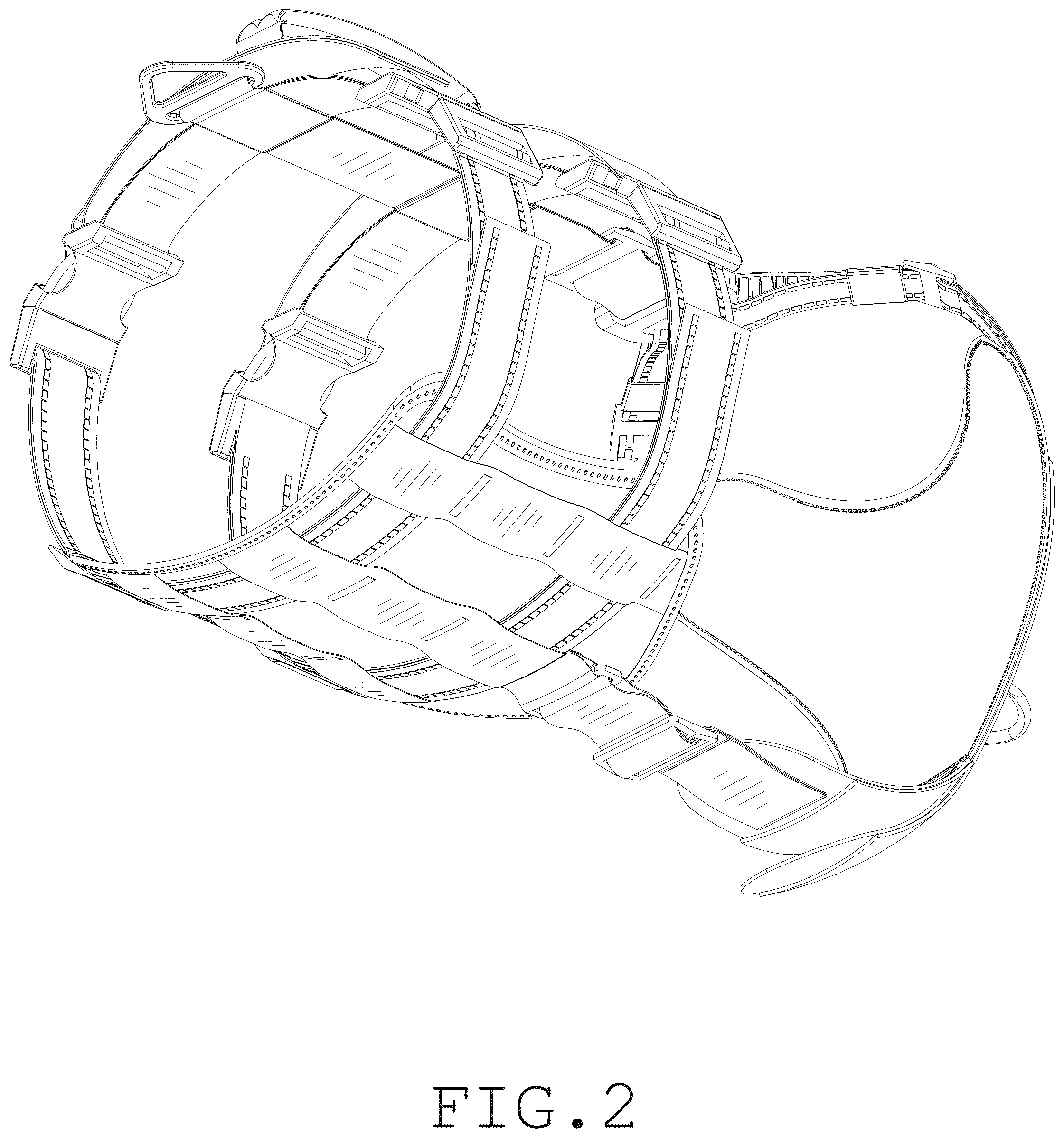 Patent USD1045250 Figure 2 – Dog harness