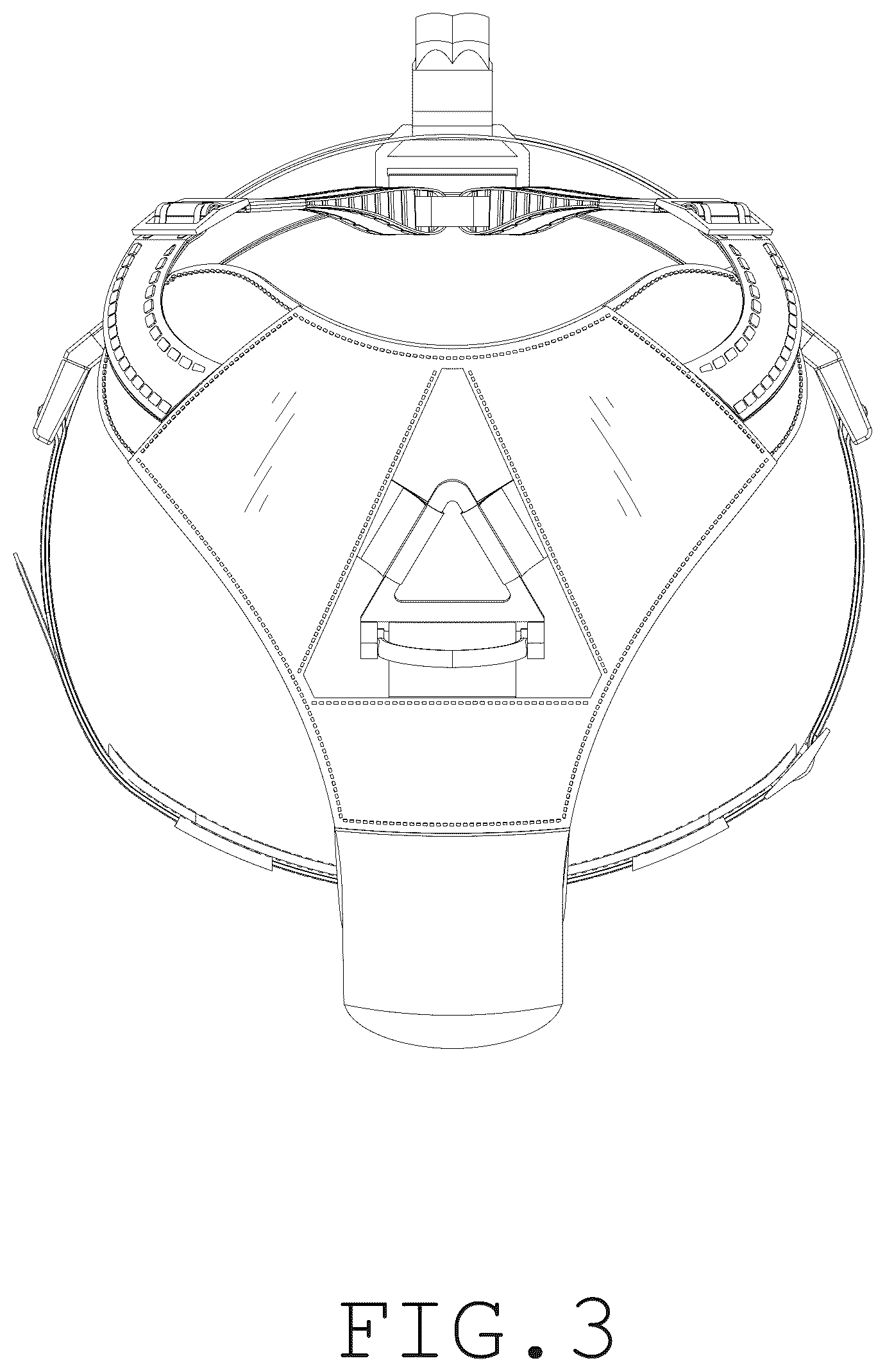 Patent USD1045250 Figure 3 – Dog harness
