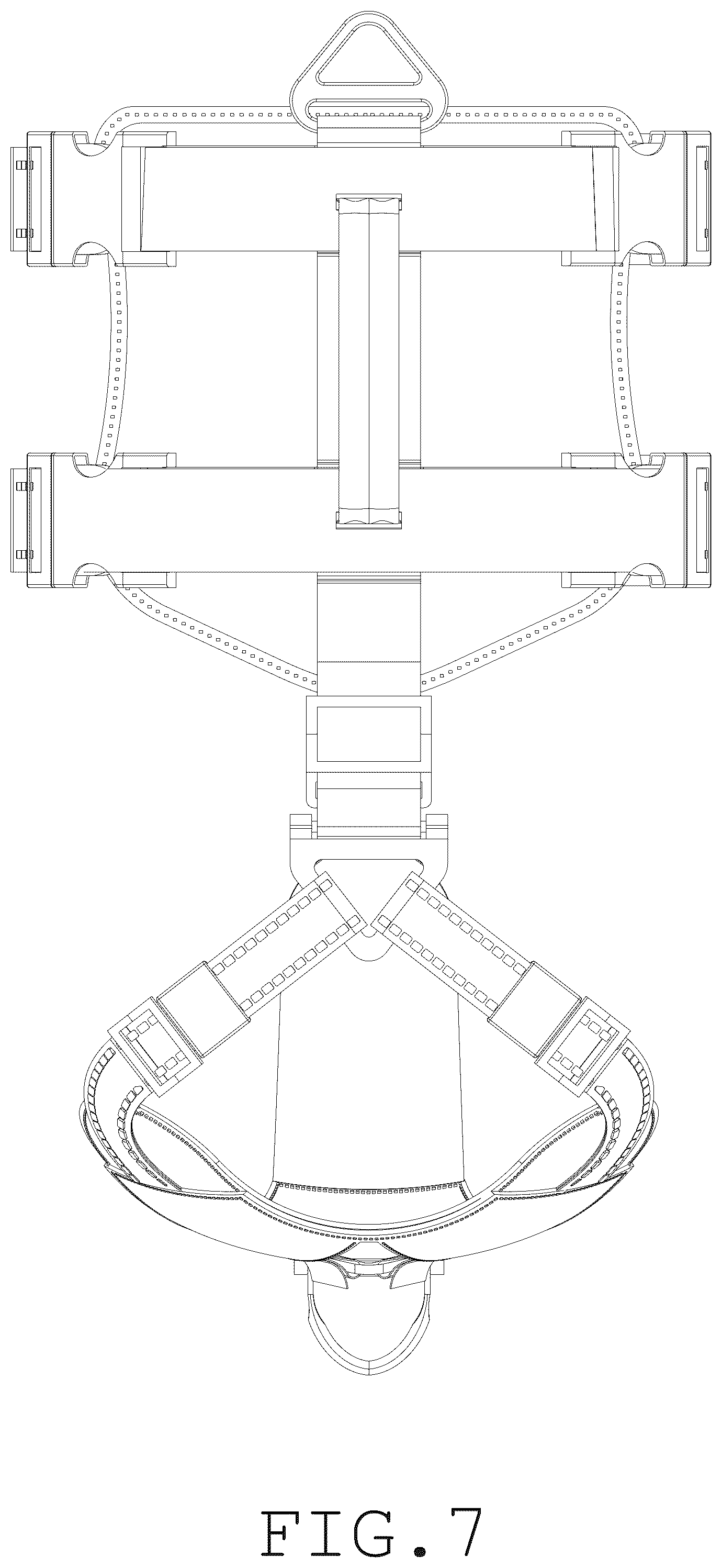 Patent USD1045250 Figure 7 – Dog harness