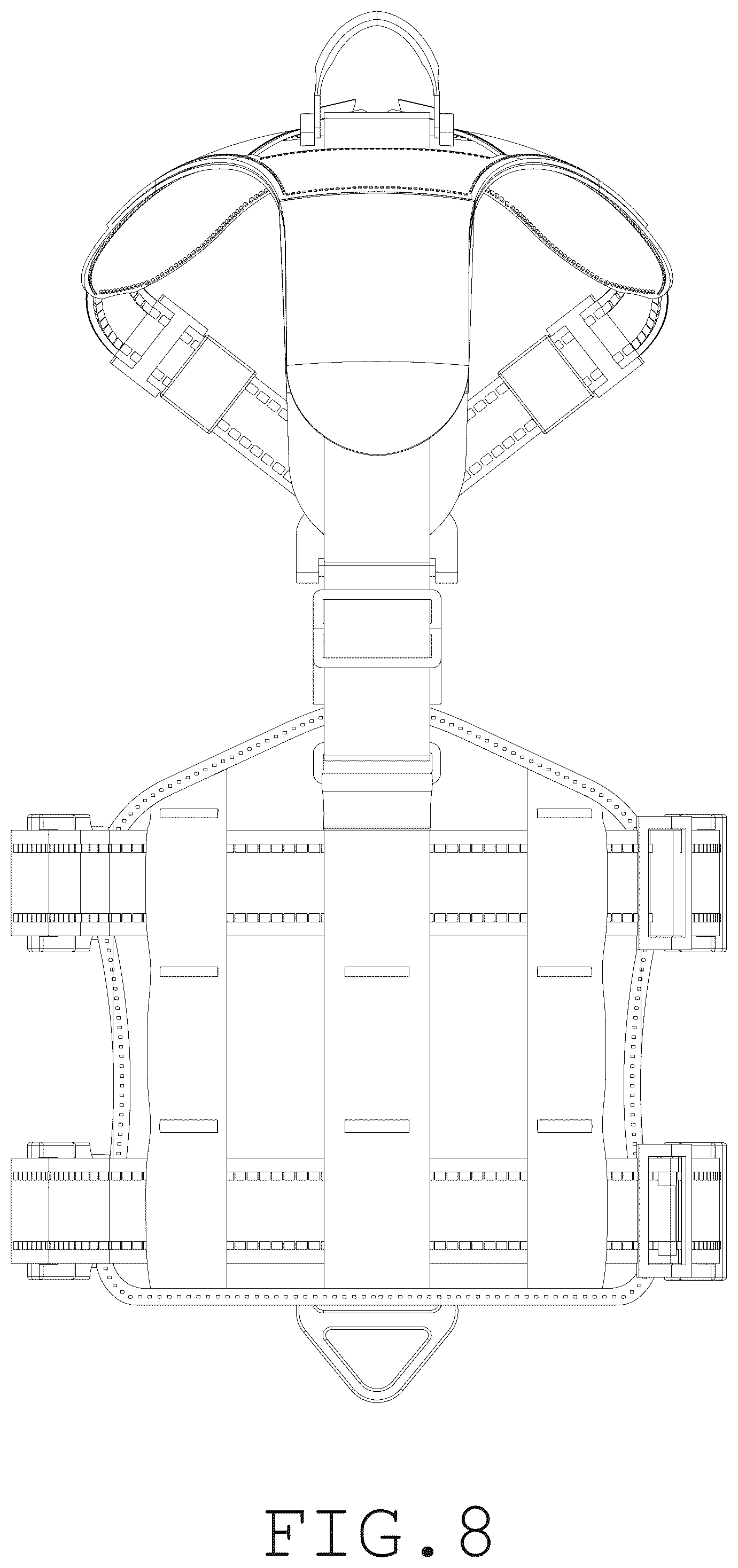 Patent USD1045250 Figure 8 – Dog harness