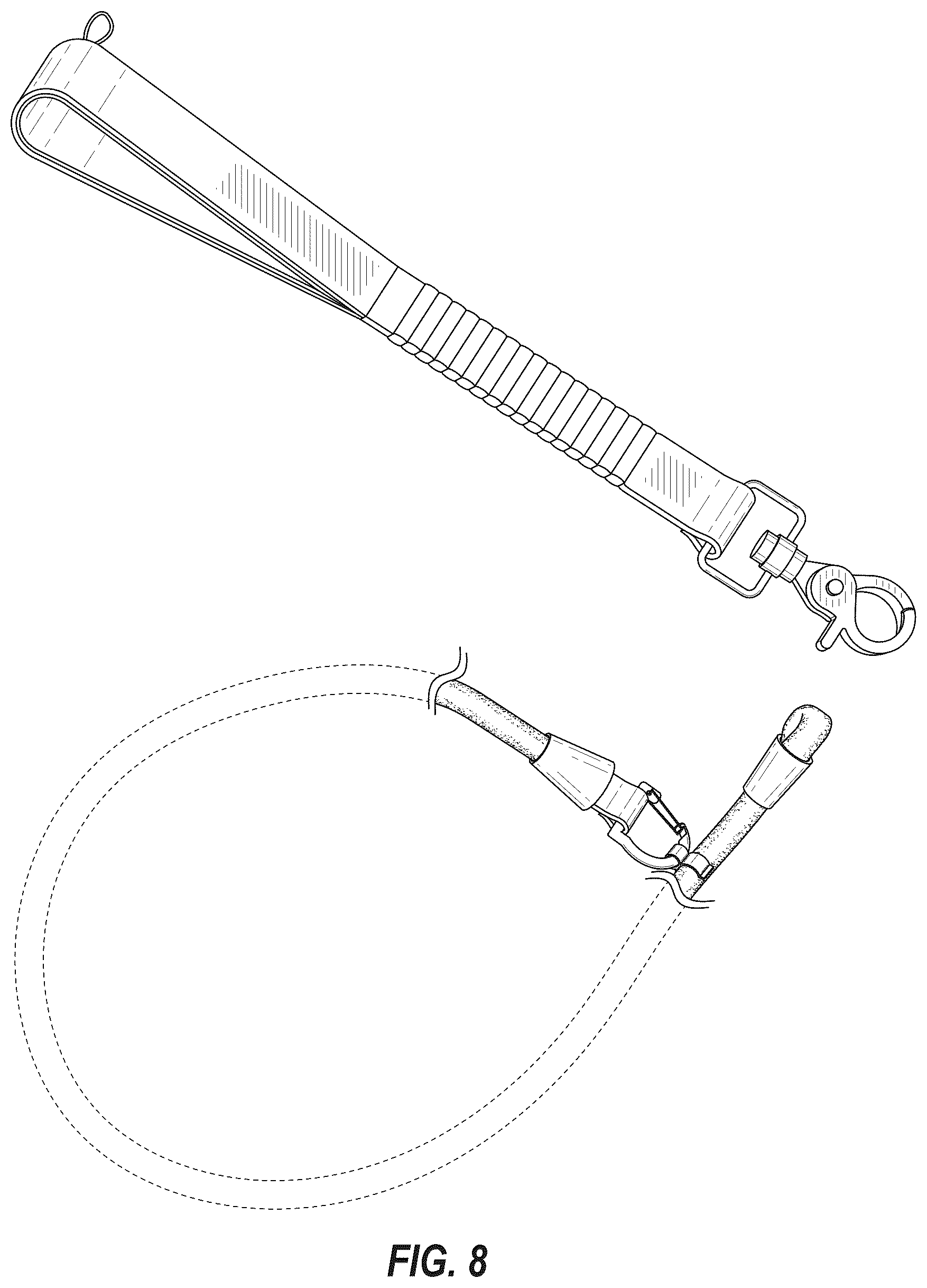 Patent USD1045251 Figure 8 – Dog leash