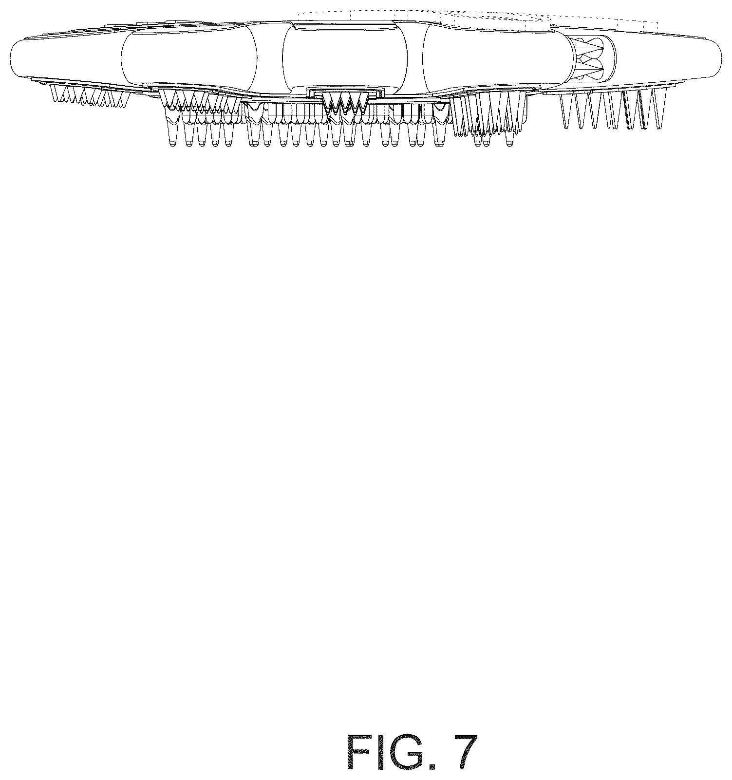 Patent USD1045253 Figure 7 – Pet grooming glove