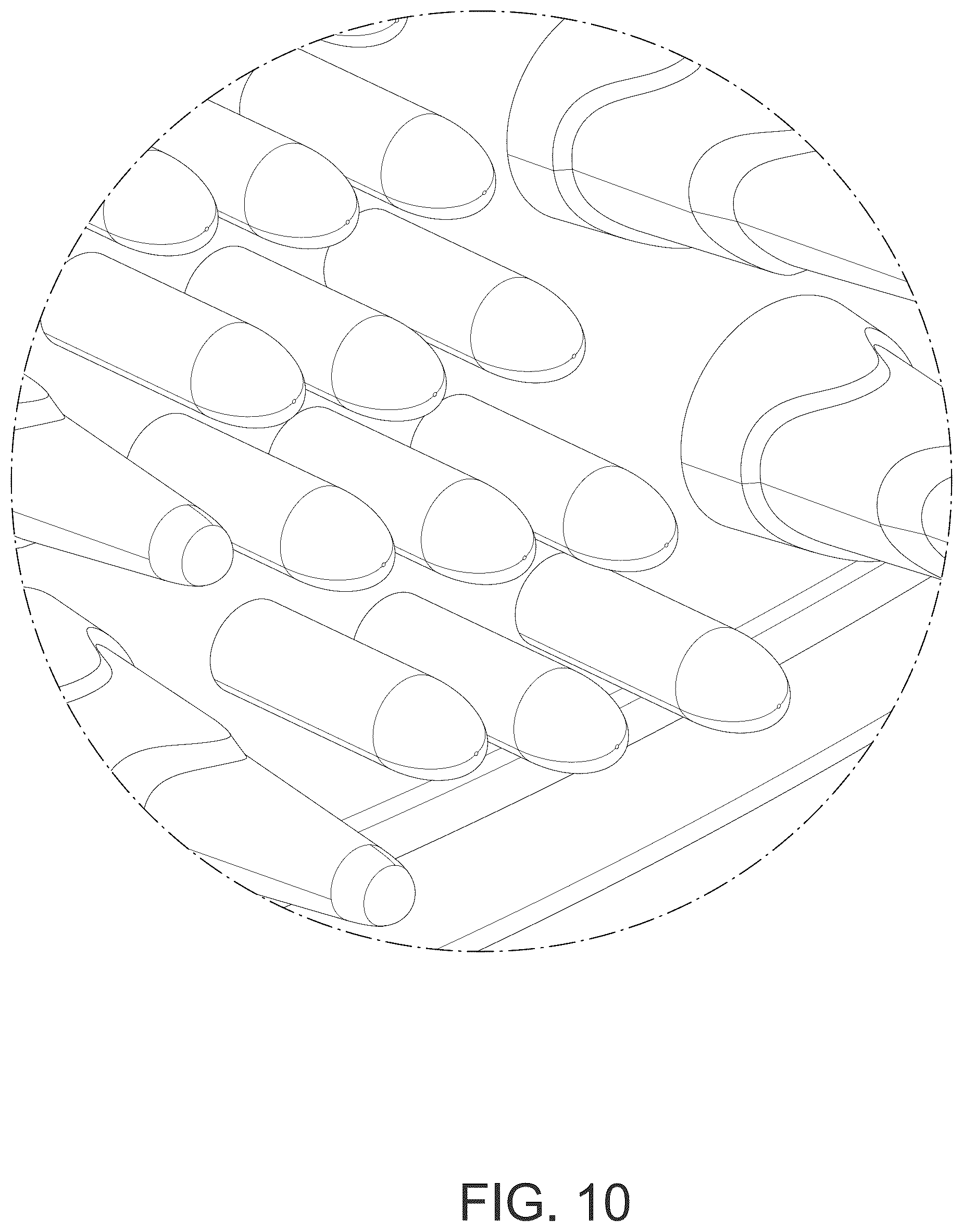 Patent USD1045253 Figure 10 – Pet grooming glove