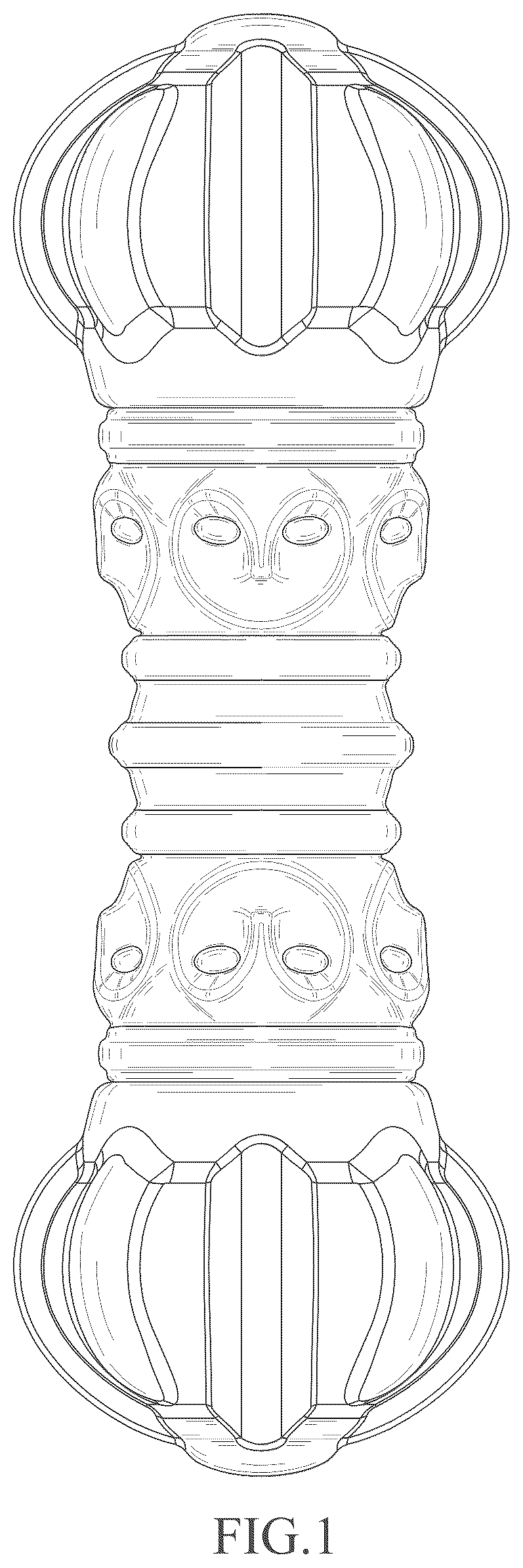 Patent USD1045255 Figure 1 – Toy for animals