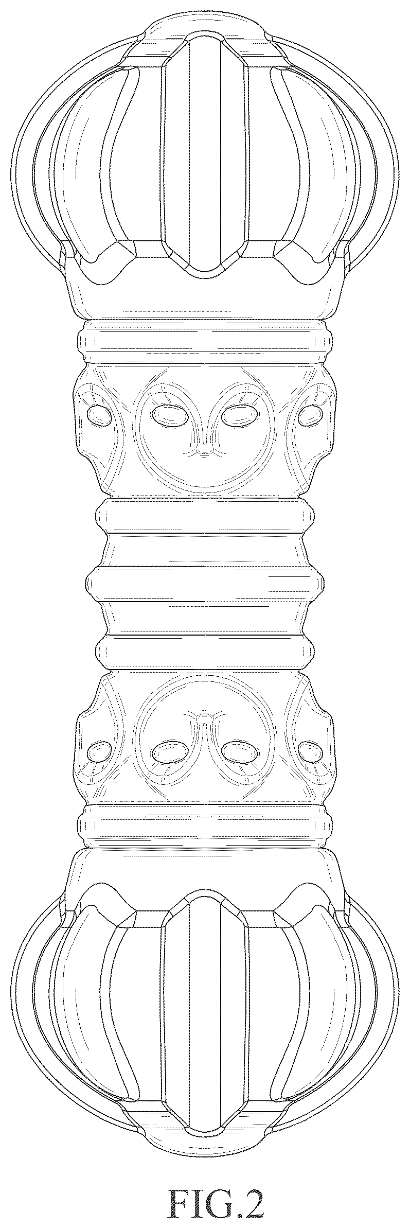 Patent USD1045255 Figure 2 – Toy for animals