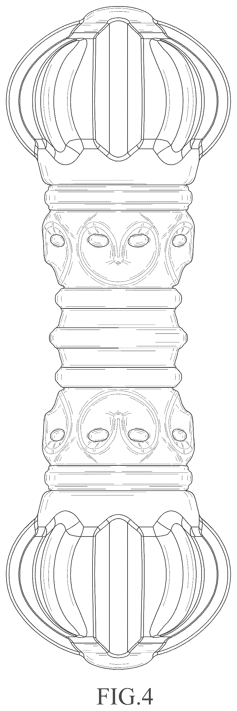 Patent USD1045255 Figure 4 – Toy for animals