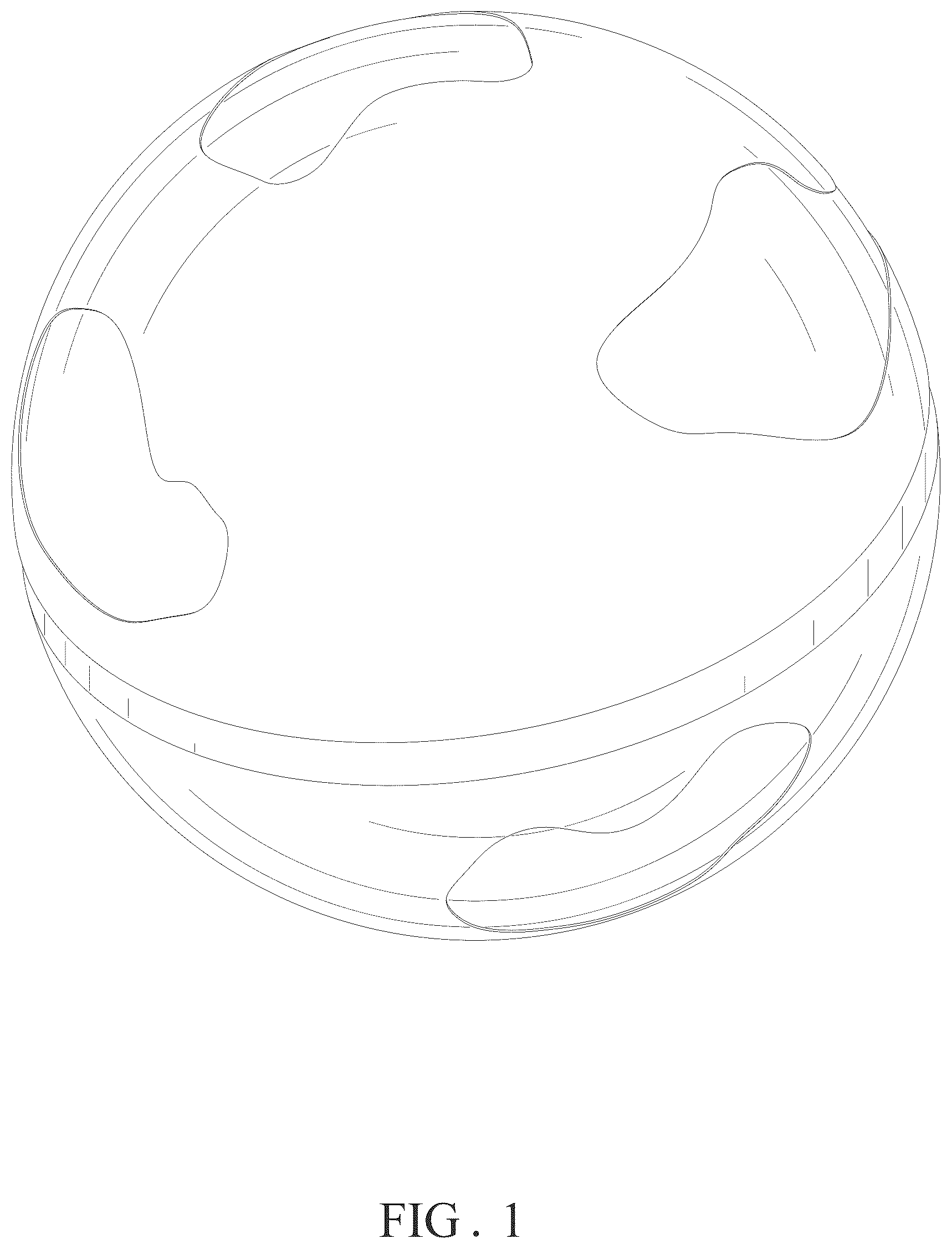 Patent USD1045257 Figure 1 – Pet ball