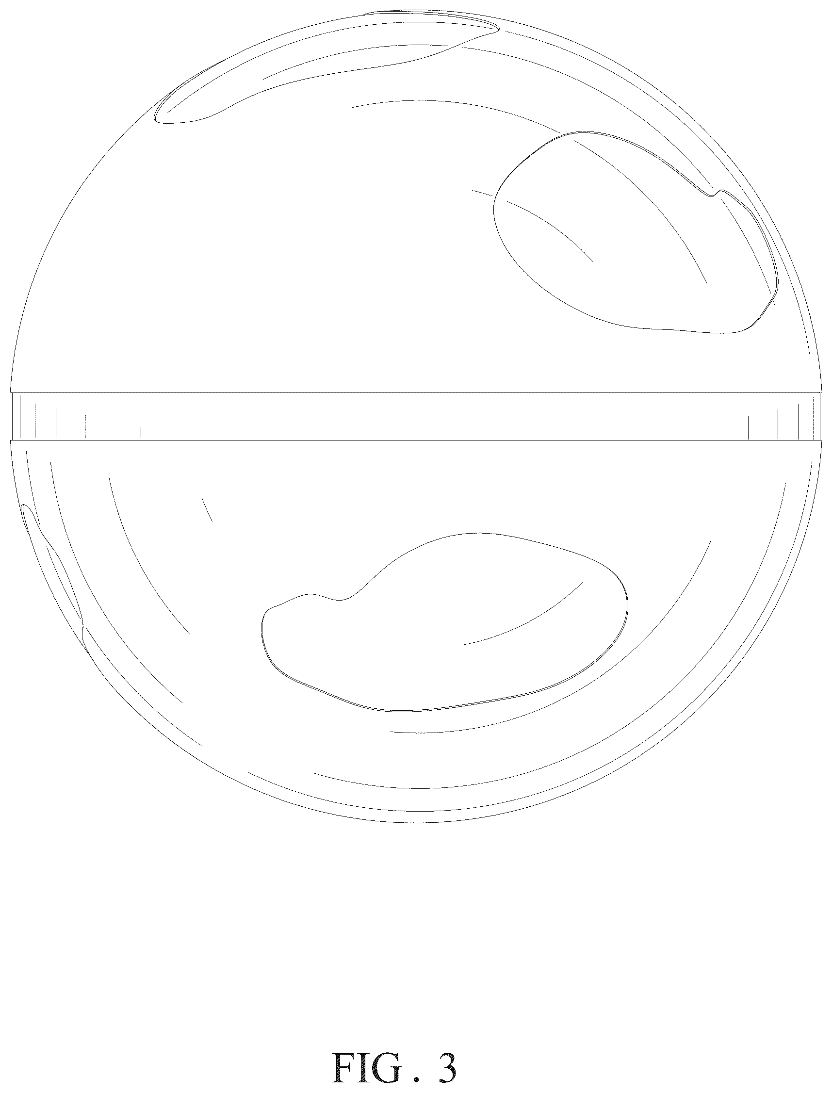 Patent USD1045257 Figure 3 – Pet ball