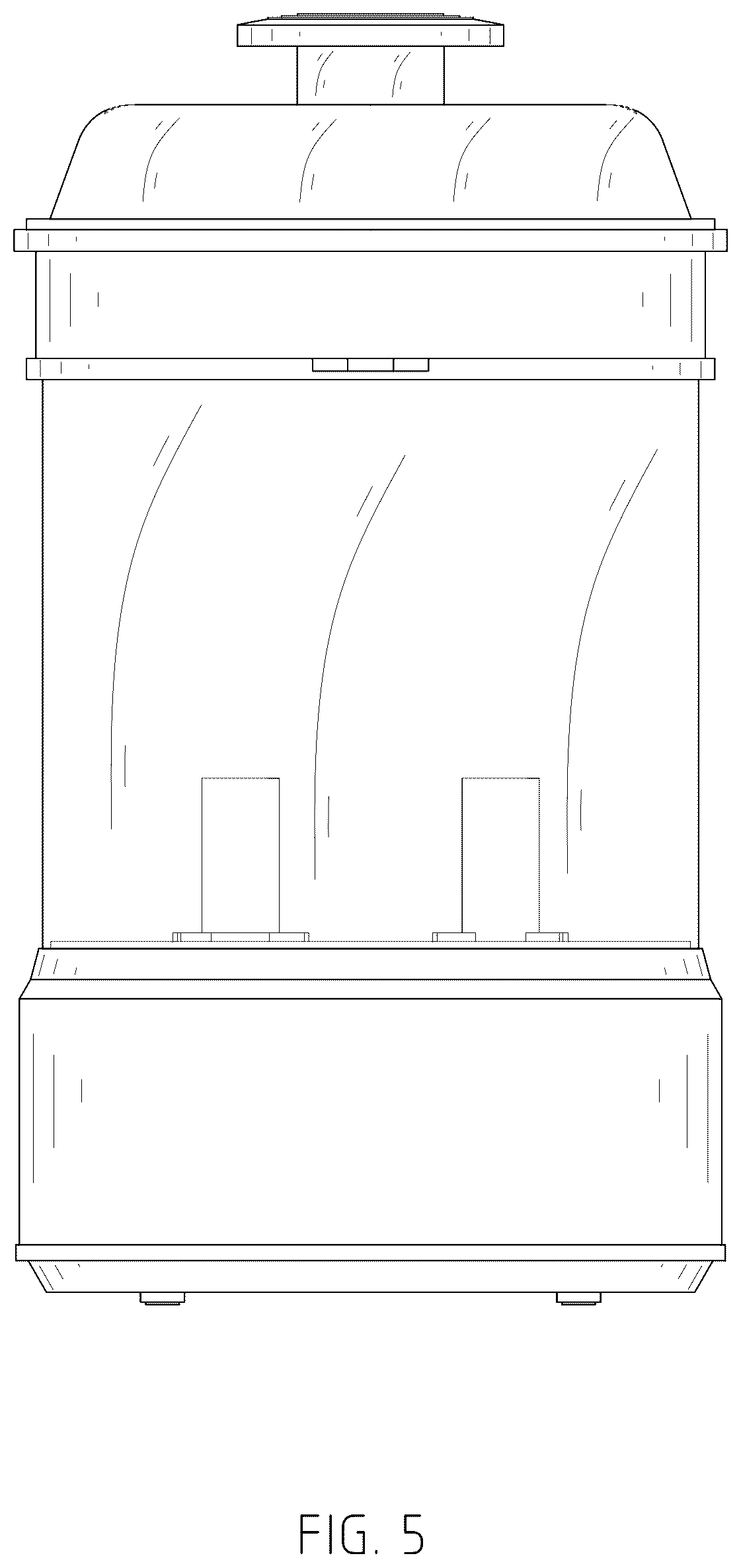 Patent USD1045261 Figure 5 – Combined bottle sterilizer and dryer
