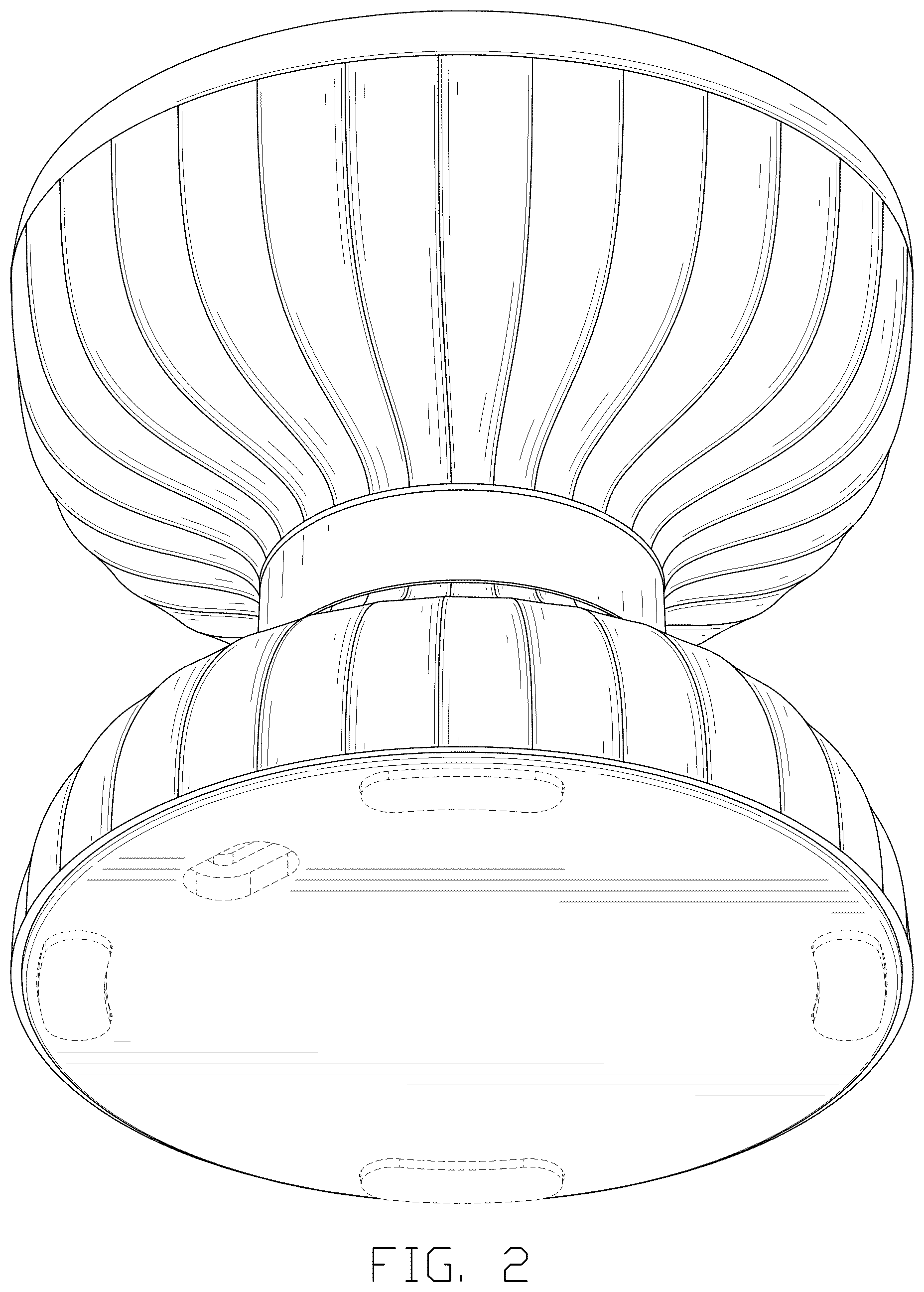 Patent USD1045263 Figure 2 – Cosmetic brush cleaning device