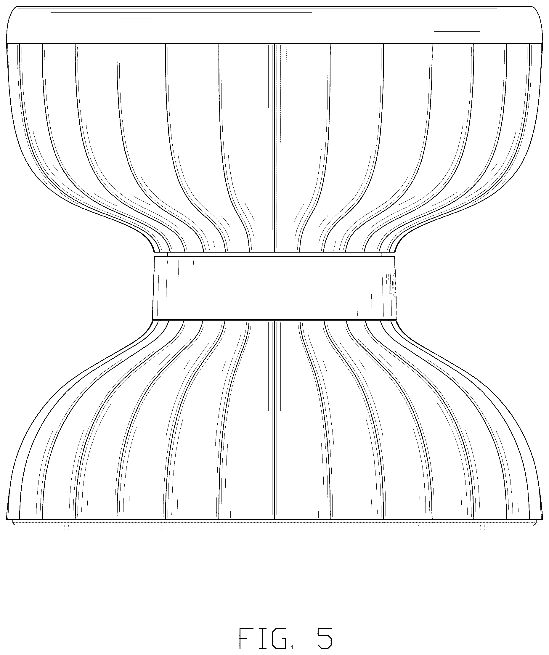 Patent USD1045263 Figure 5 – Cosmetic brush cleaning device