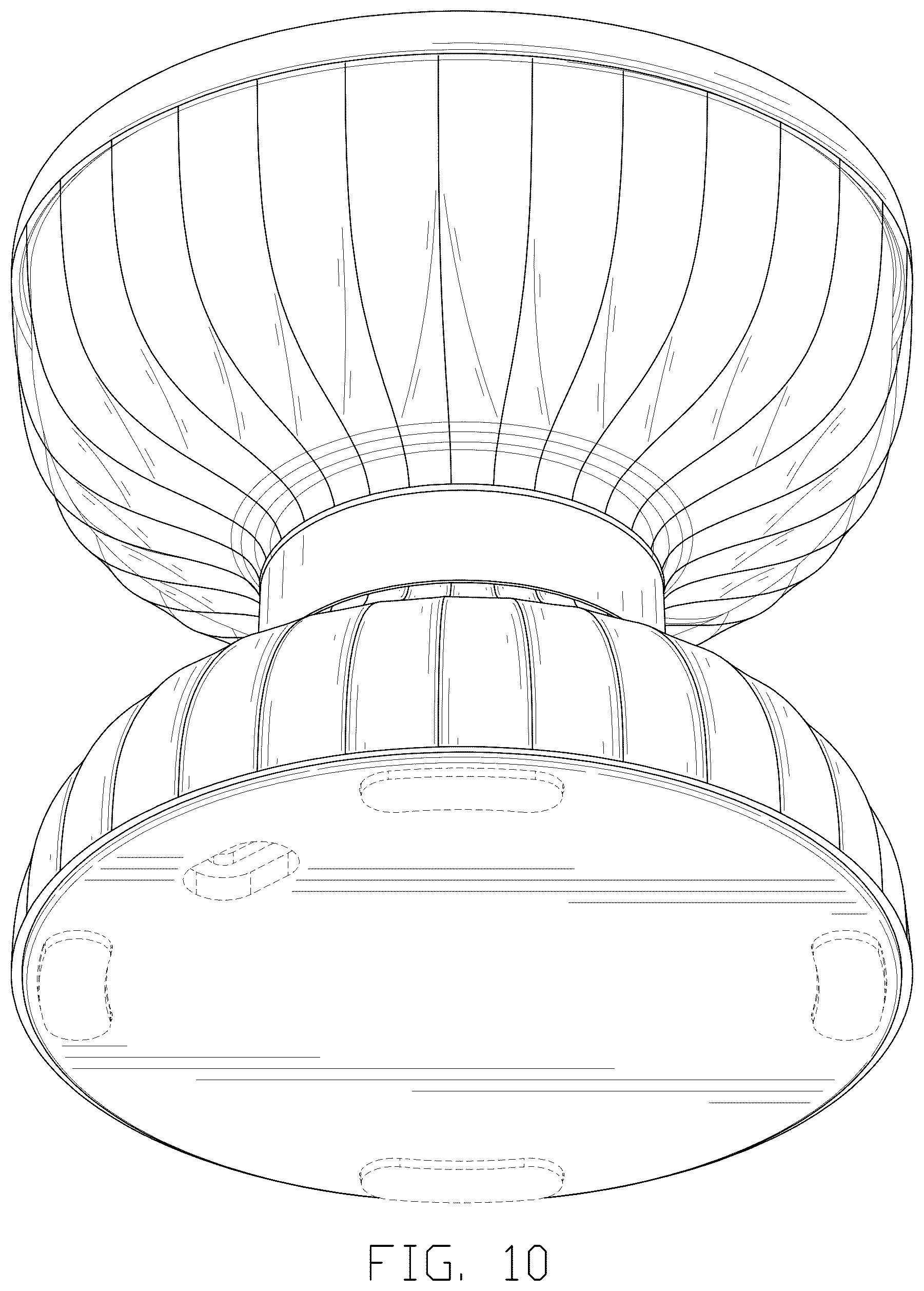 Patent USD1045263 Figure 10 – Cosmetic brush cleaning device