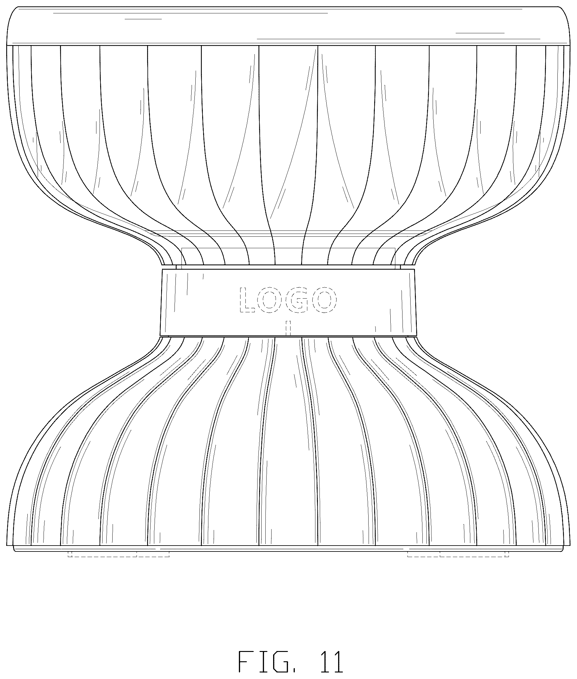 Patent USD1045263 Figure 11 – Cosmetic brush cleaning device