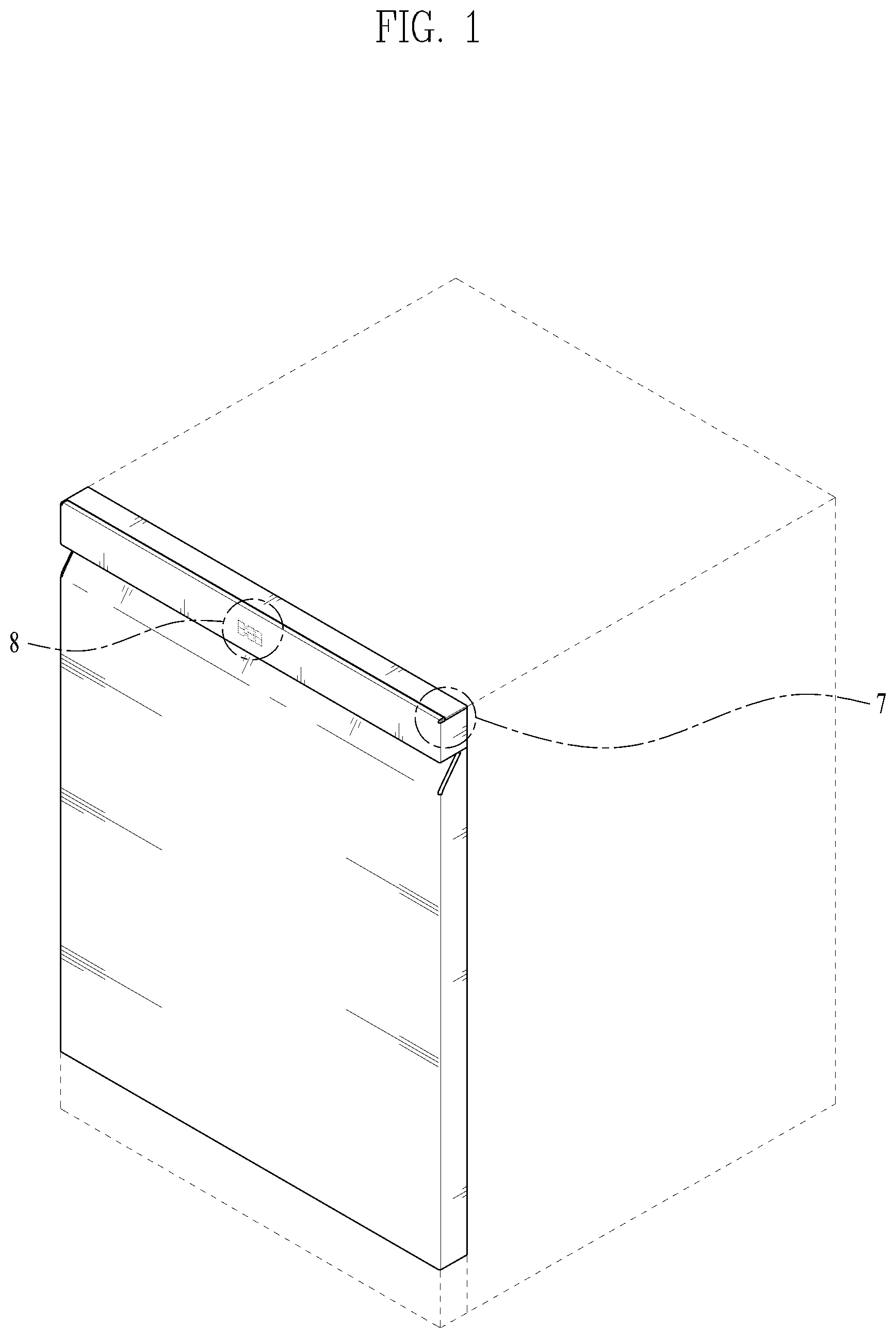 Patent USD1045264 Figure 1 – Dishwasher
