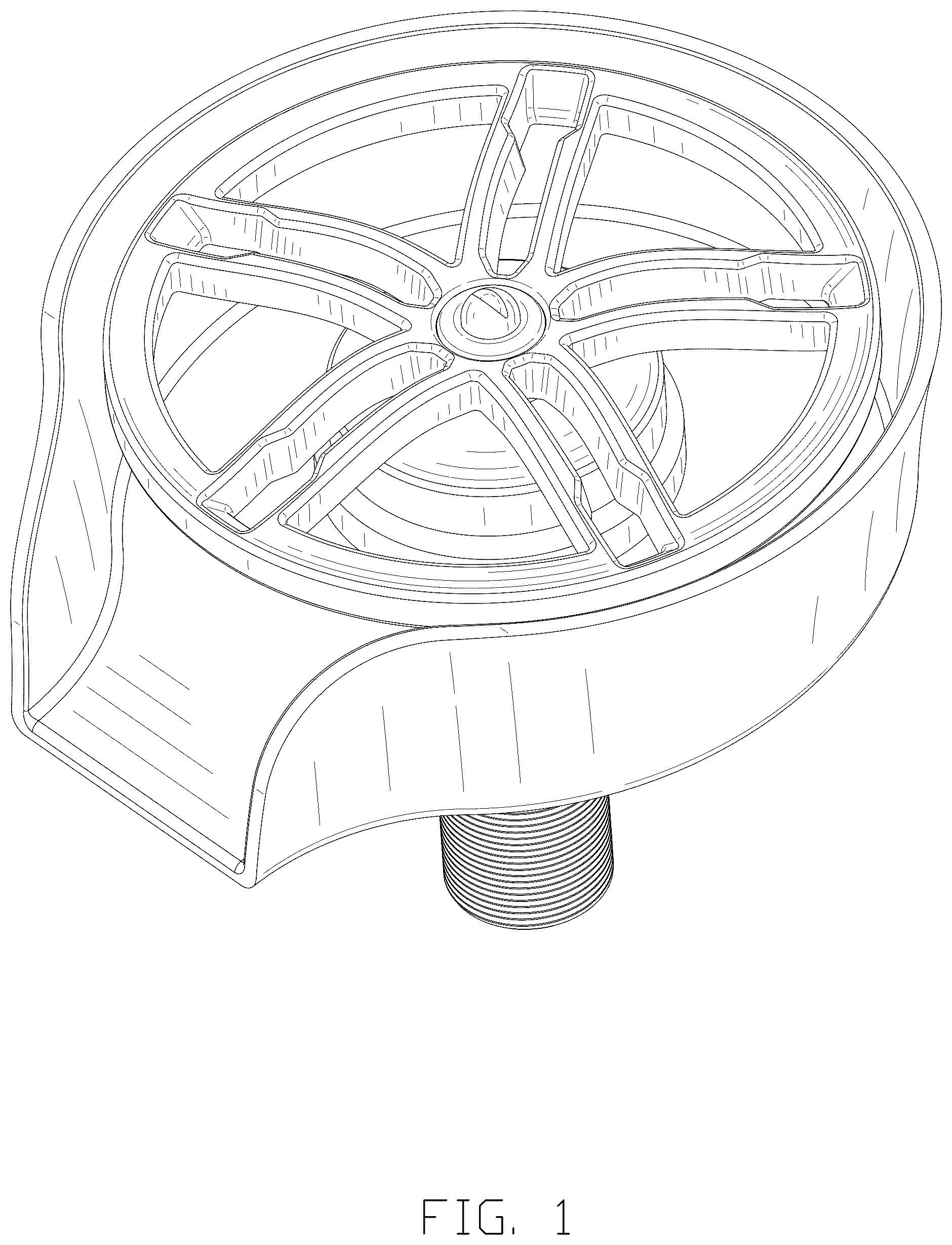 Patent USD1045265 Figure 1 – Glass rinser