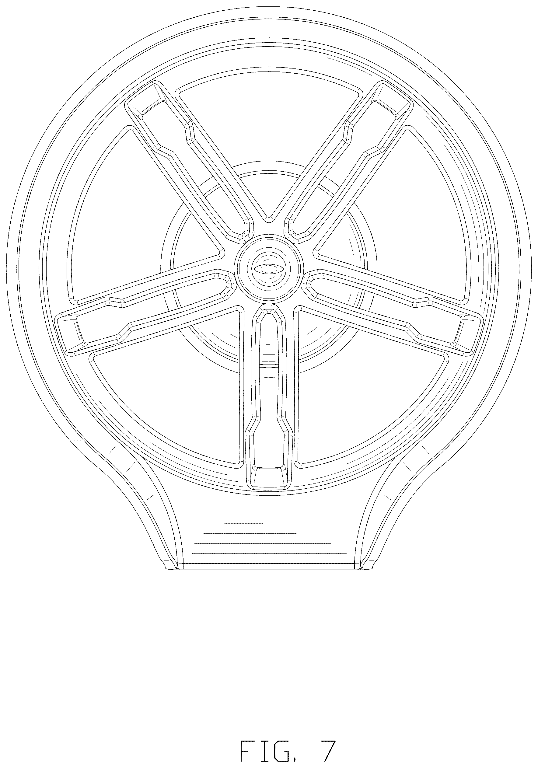 Patent USD1045265 Figure 7 – Glass rinser