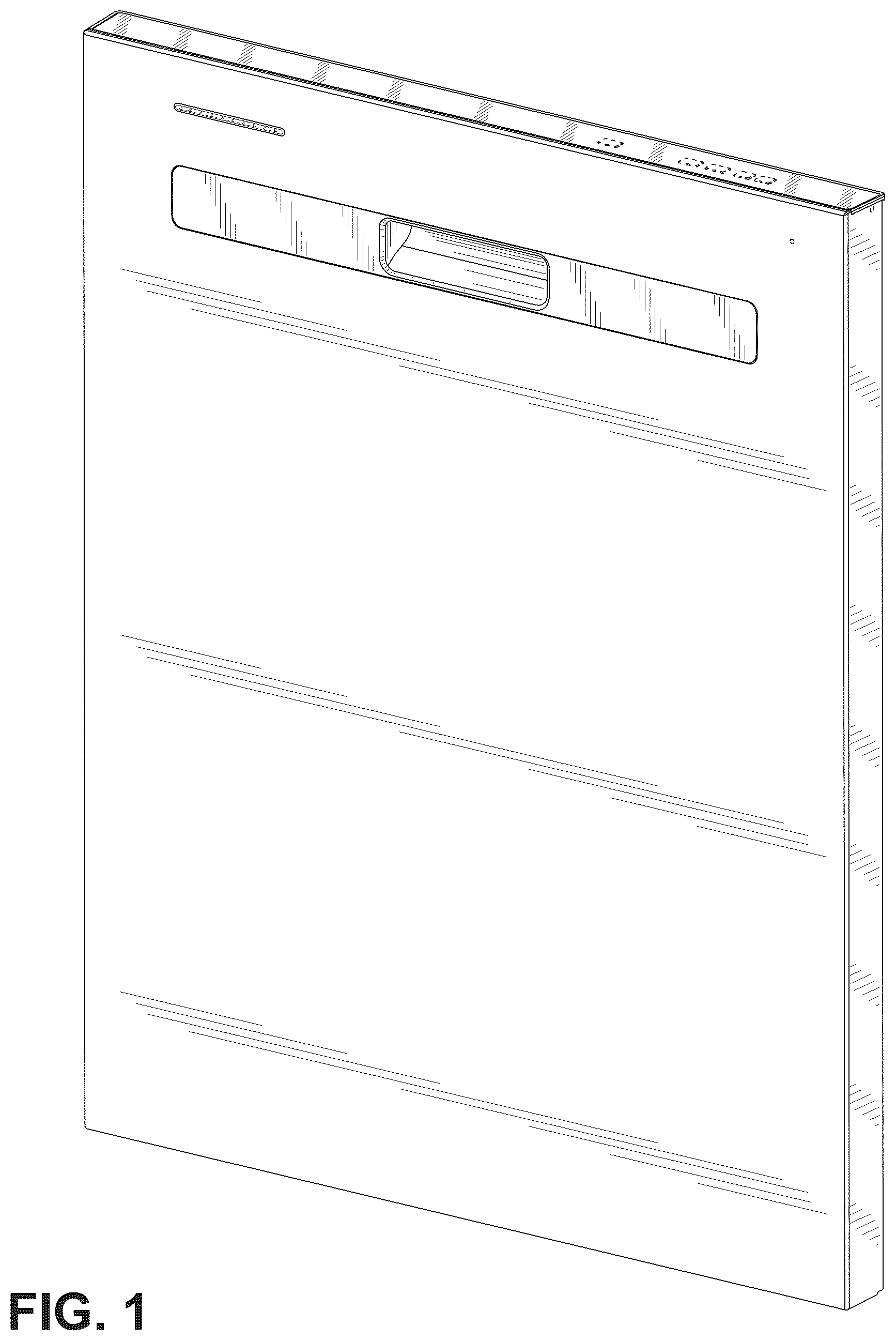Patent USD1045267 — Dishwasher door — Figure 1