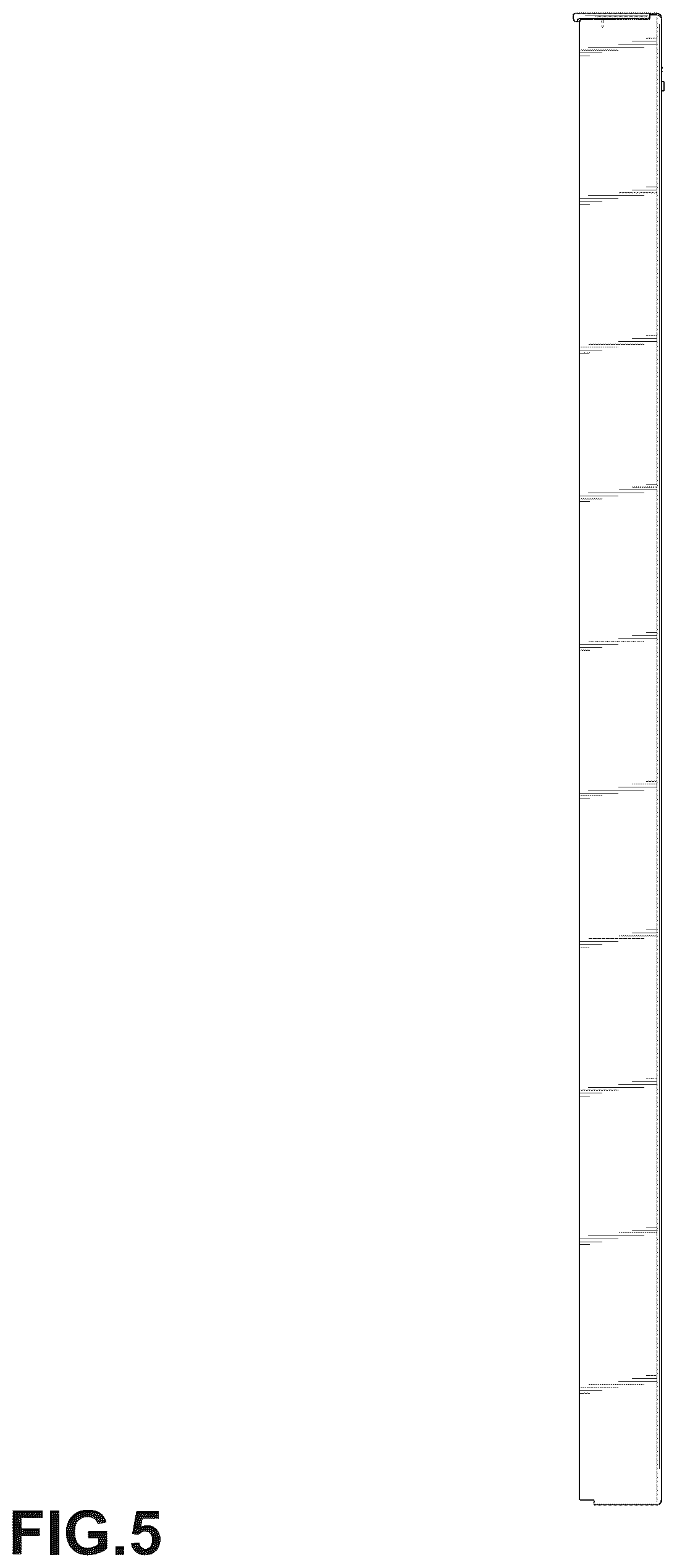 Patent USD1045267 Figure 5 – Dishwasher door