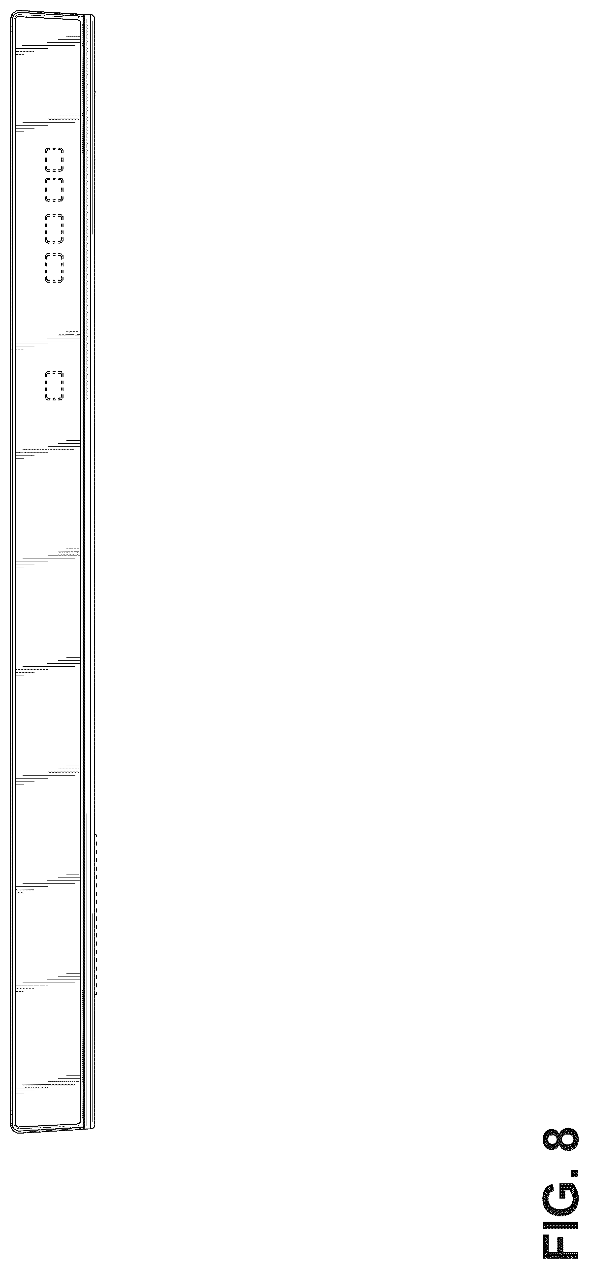 Patent USD1045267 Figure 8 – Dishwasher door