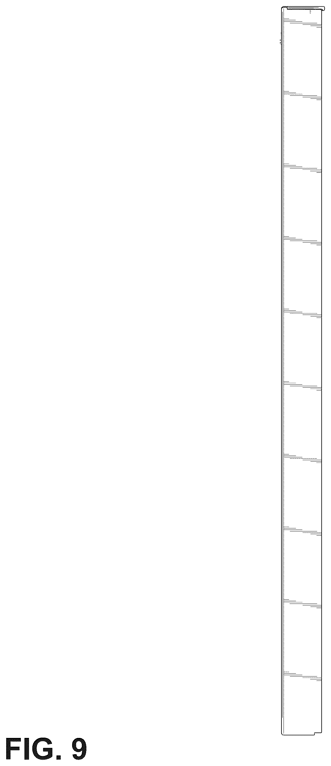 Patent USD1045267 Figure 9 – Dishwasher door