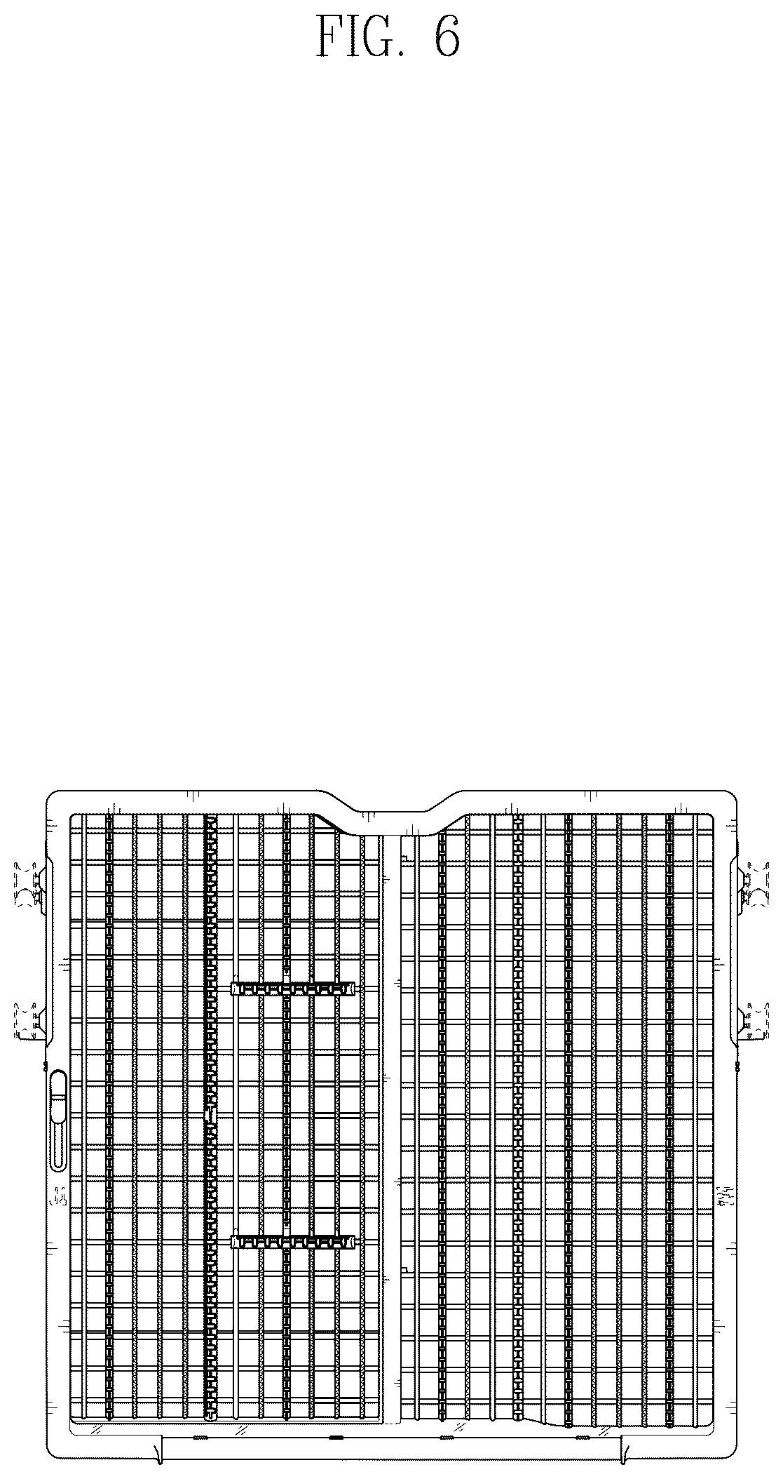 Patent USD1045268 Figure 6 – Rack for dishwasher
