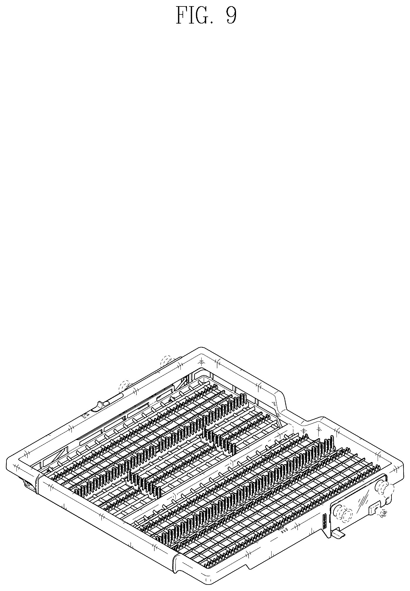 Patent USD1045268 Figure 9 – Rack for dishwasher