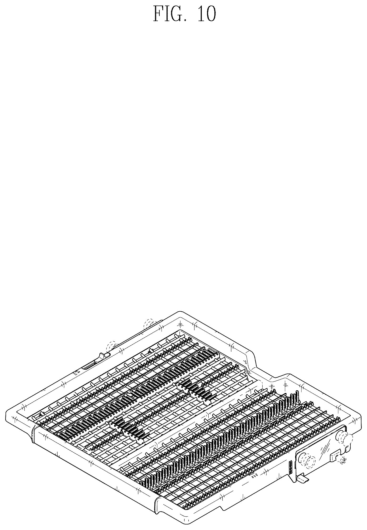 Patent USD1045268 Figure 10 – Rack for dishwasher