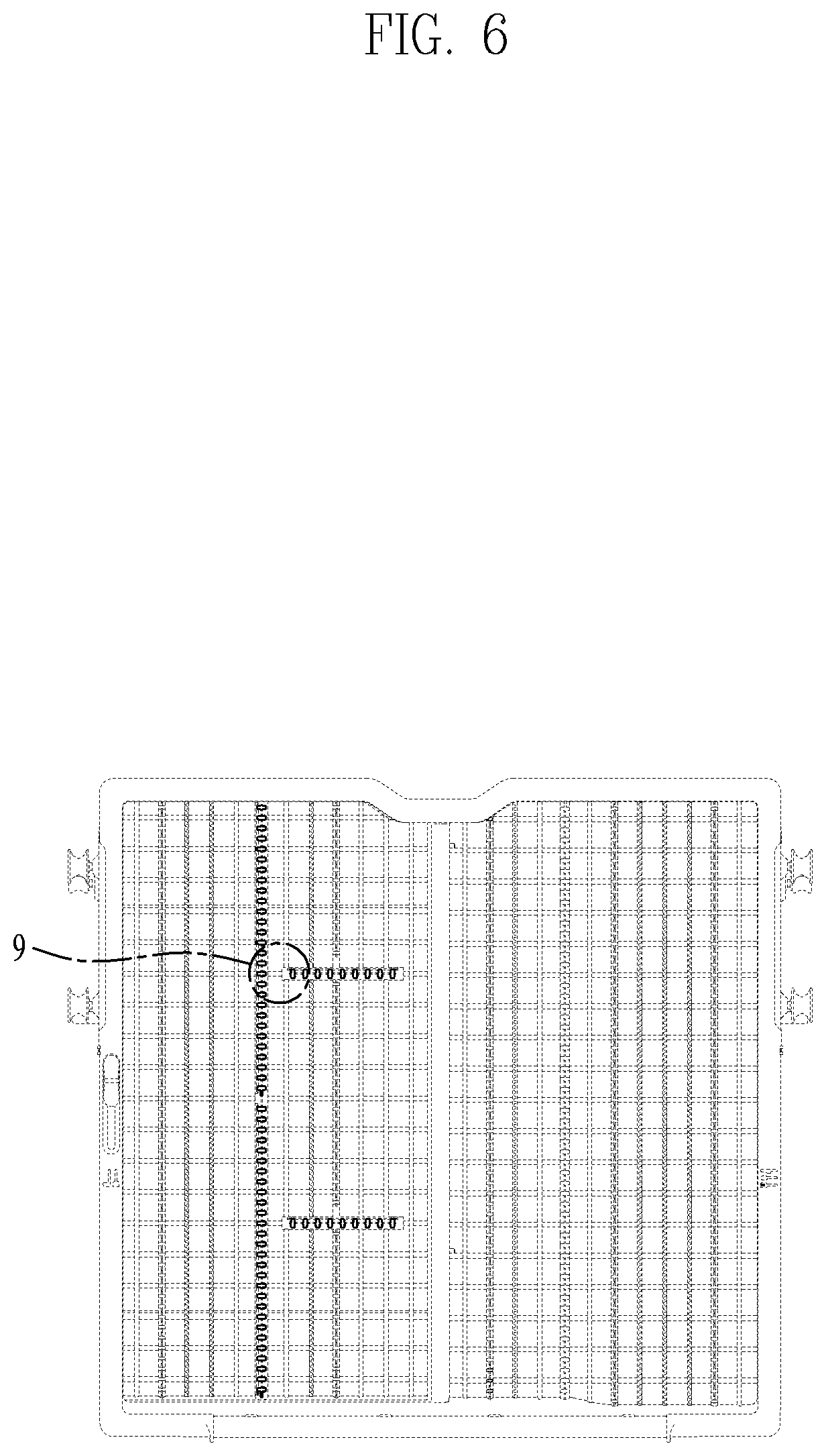 Patent USD1045269 Figure 6 – Rack for dishwasher