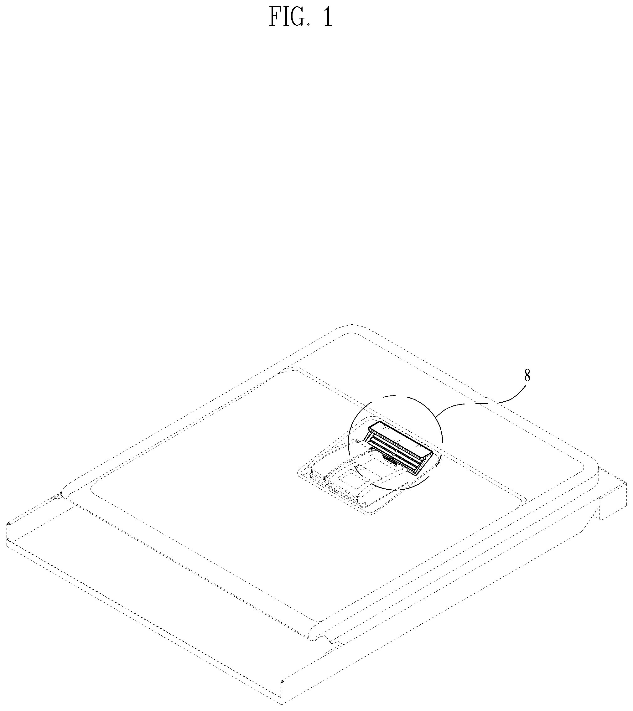 Patent USD1045270 Figure 1 – Door for dishwasher
