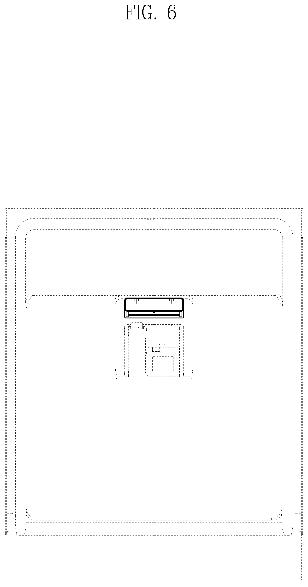 Patent USD1045270 Figure 6 – Door for dishwasher
