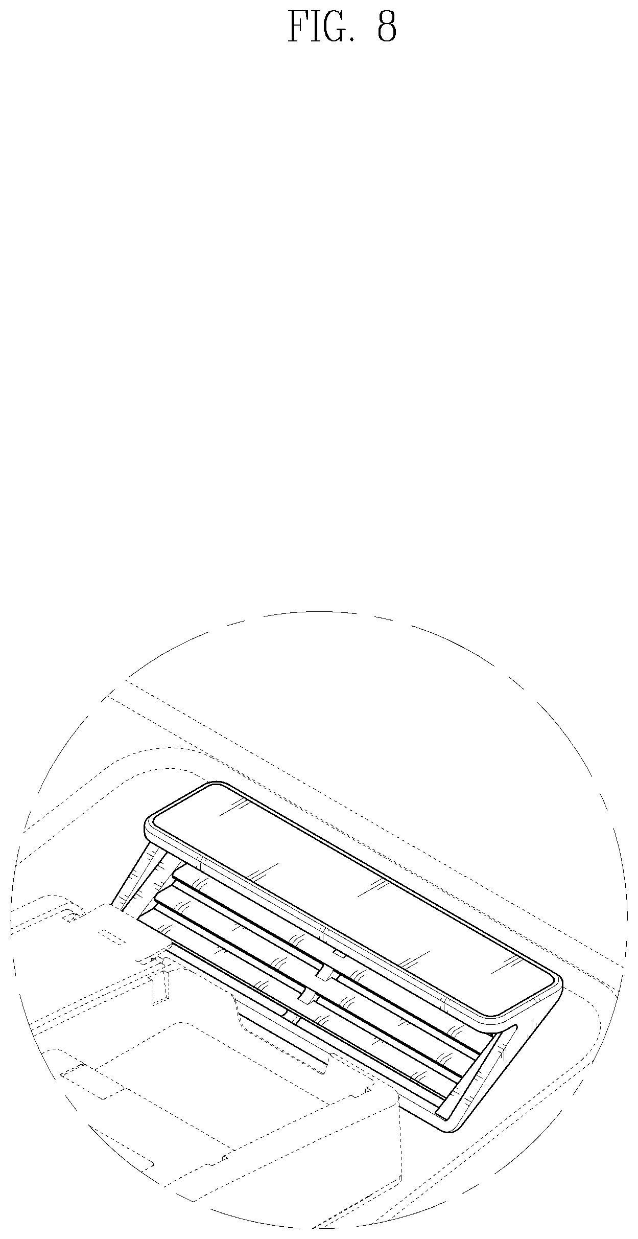 Patent USD1045270 Figure 8 – Door for dishwasher