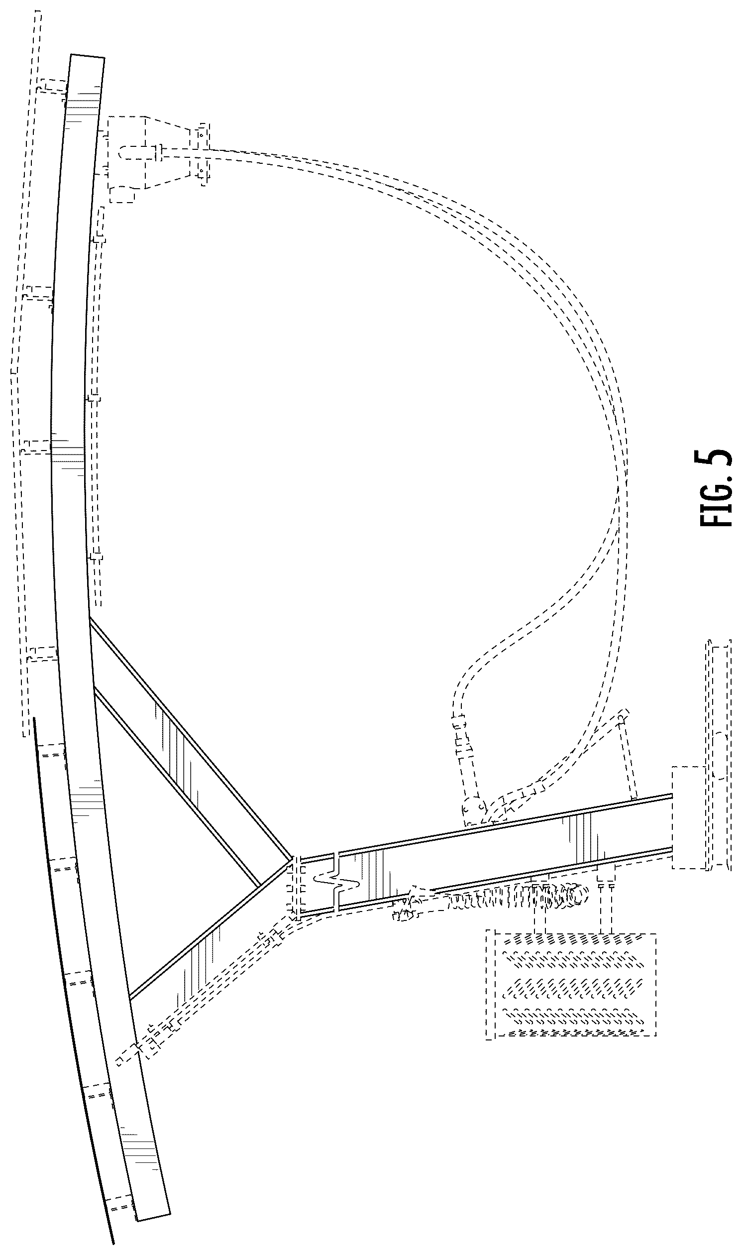 Patent USD1045271 Figure 5 – Vehicle treatment bay with canopy
